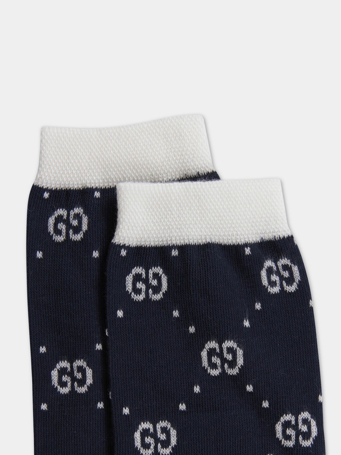 Calze blu per bambini,Gucci Kids,503509 4K541 4178