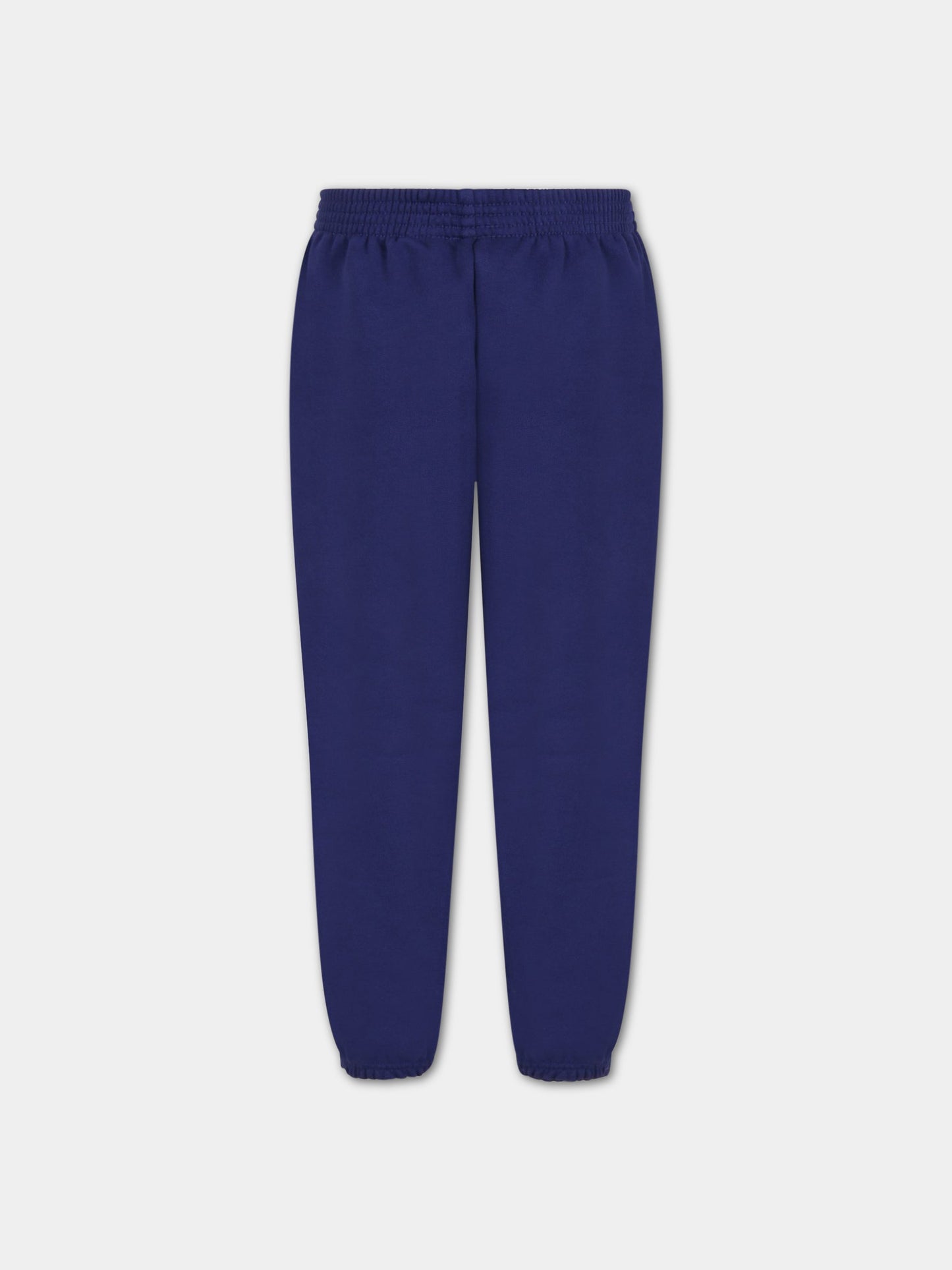 Pantaloni blu da tuta per bambini con logo,Balenciaga,621788 TKVJ6 1195