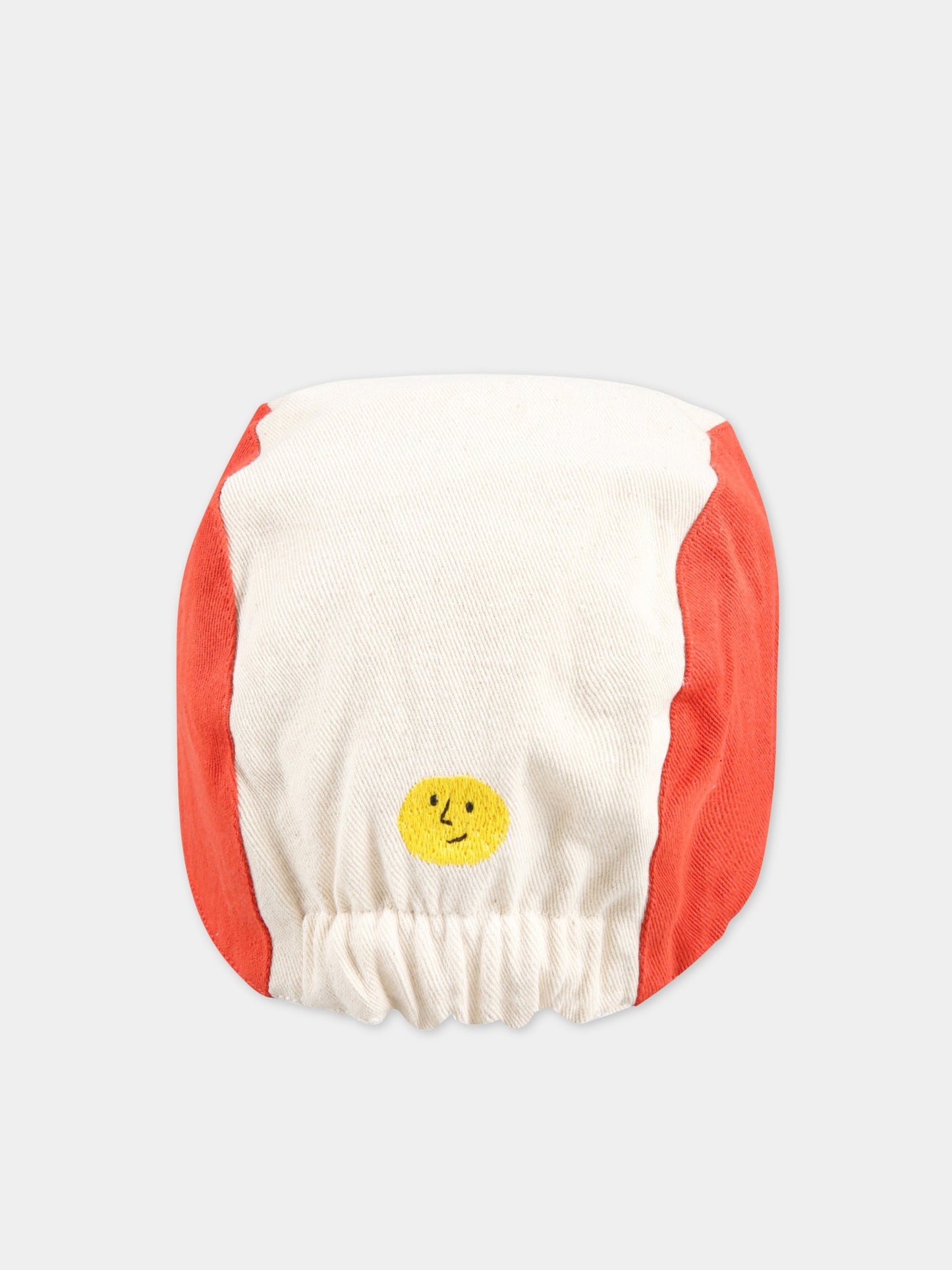 Cappello beige per bambini con visiera e logo,Bobo Choses,221AI013 606