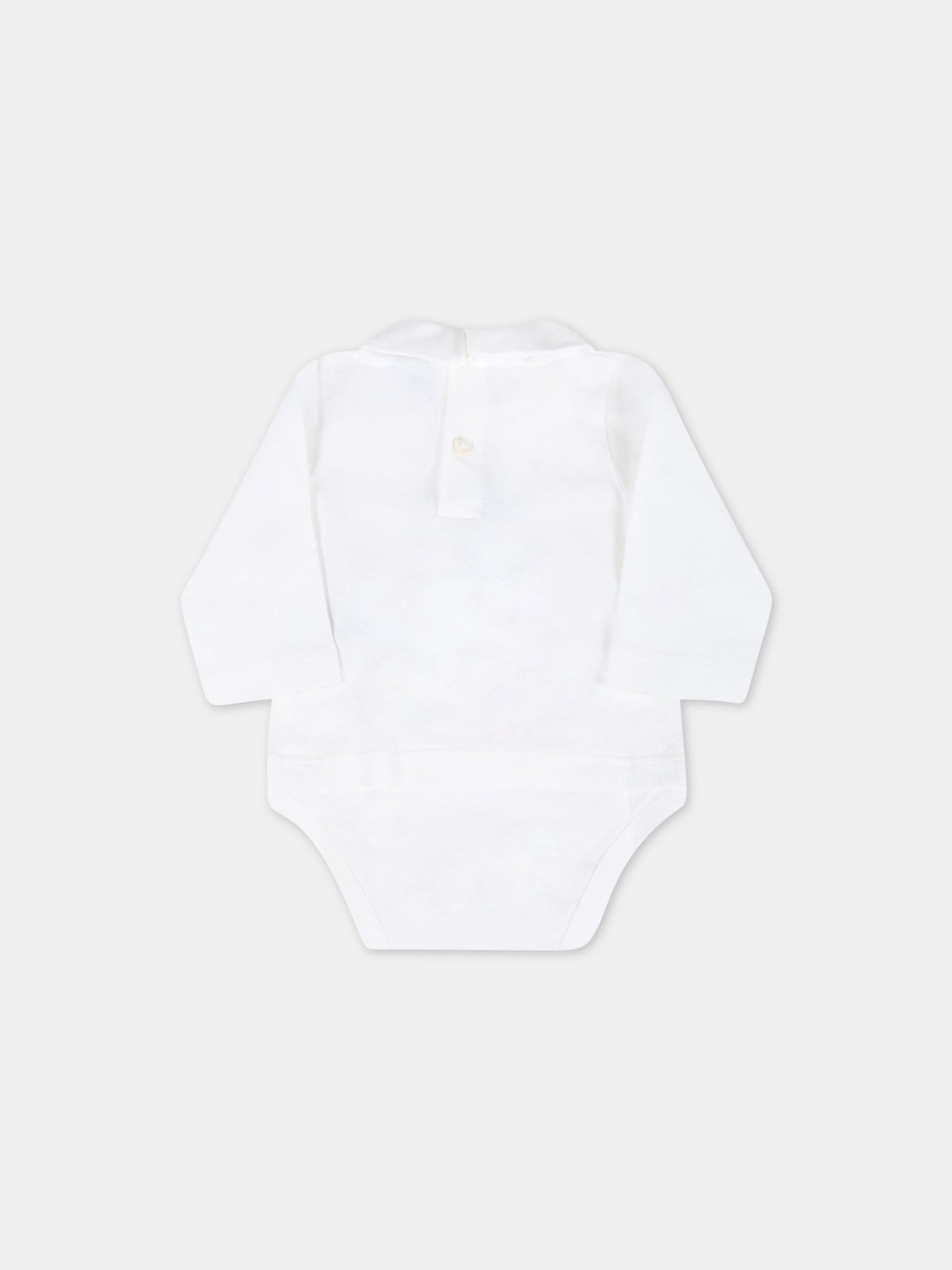Body bianco per neonati,Le Petit Coco,LCNBD004 JF50 YL004 0000