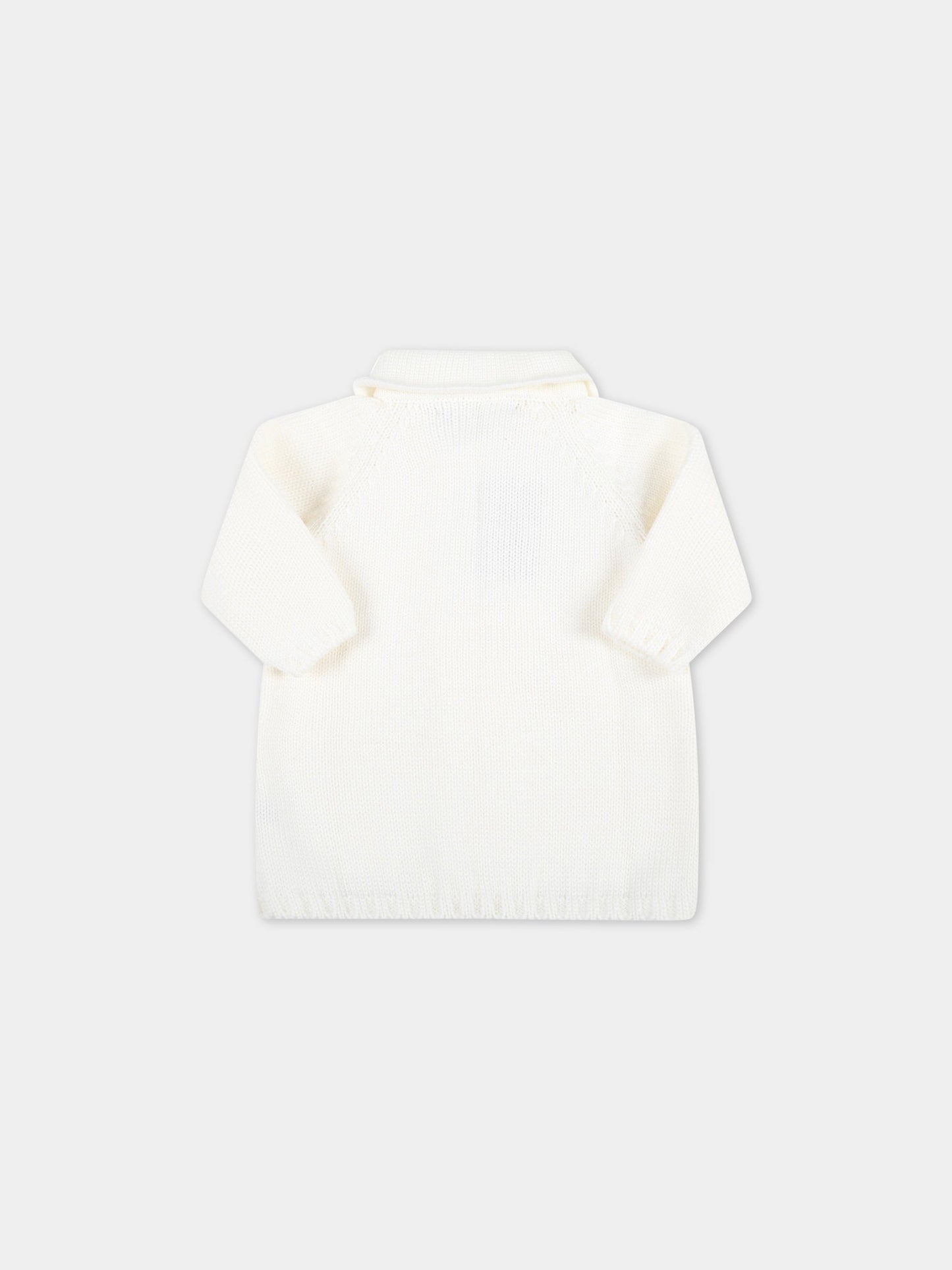 Cardigan avorio per neonati,Little Bear,3026 LATTE