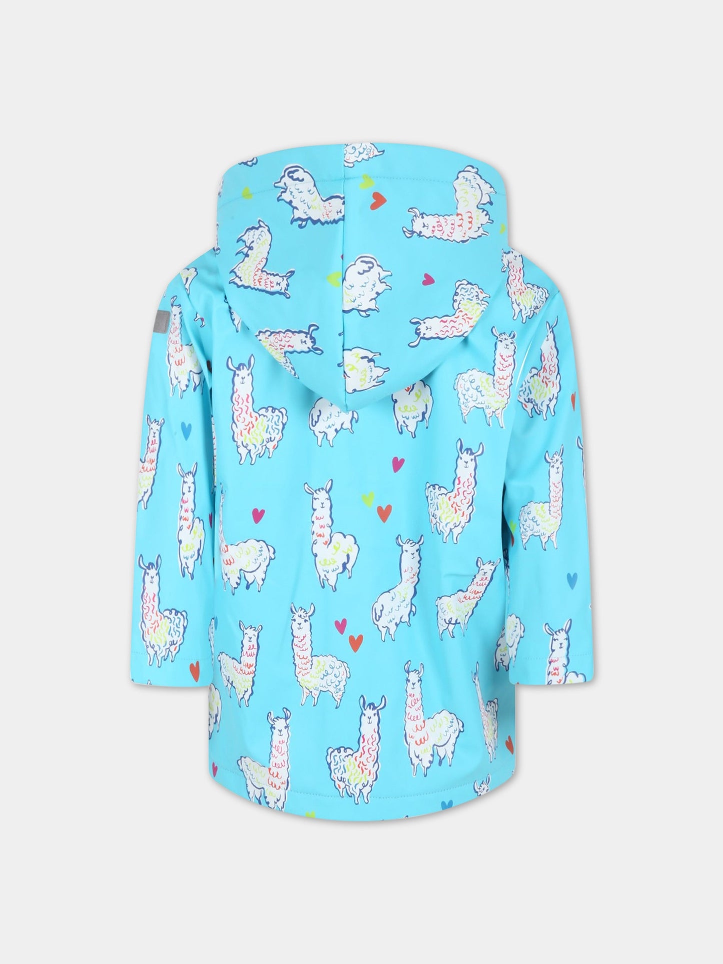 Giacca celeste per bambina con alpaca,Hatley,F22RAK1336