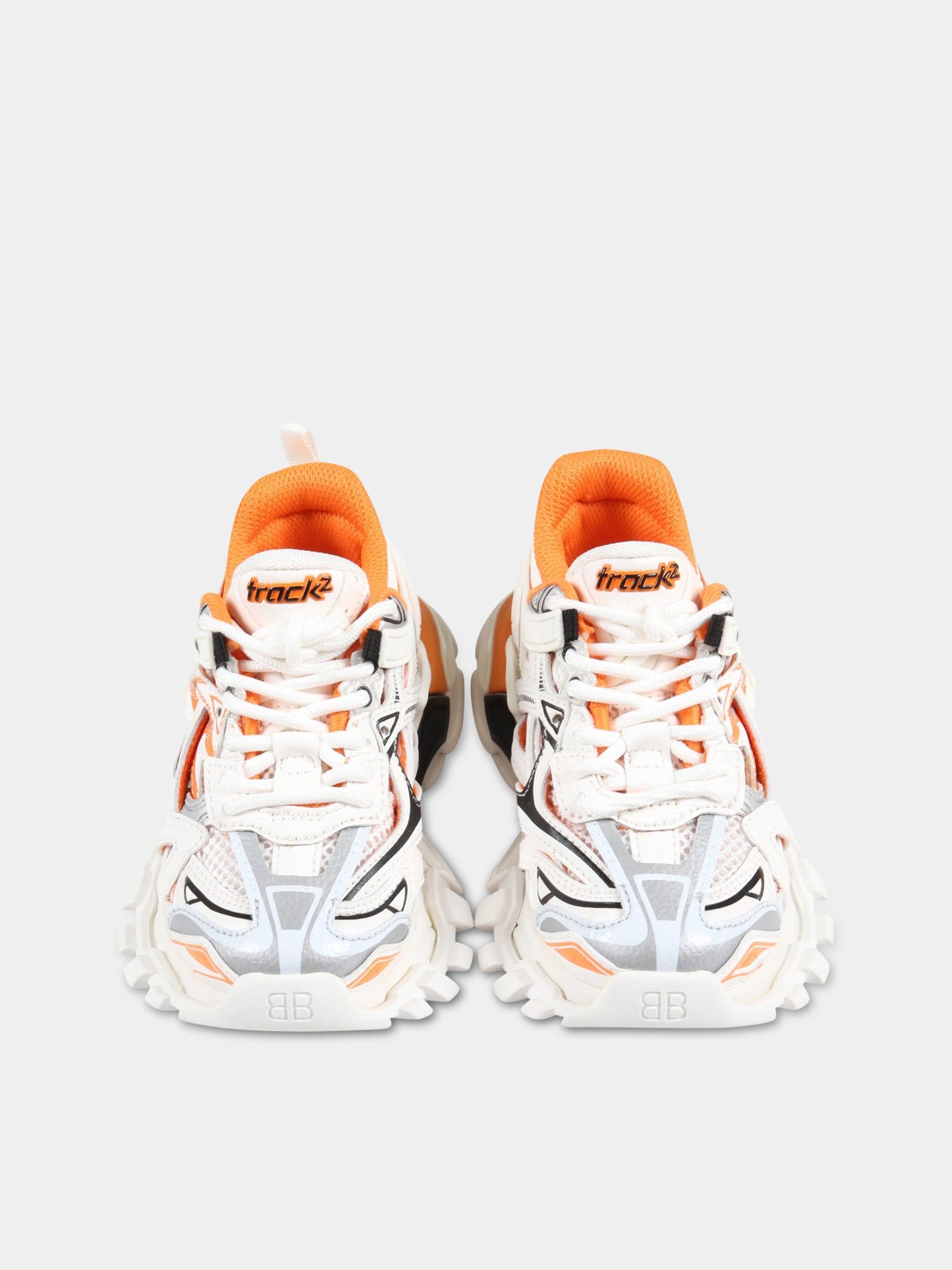 Sneakers Track.2 per bambini con logo e dettagli arancioni,Balenciaga,690494 W3GN3 9059