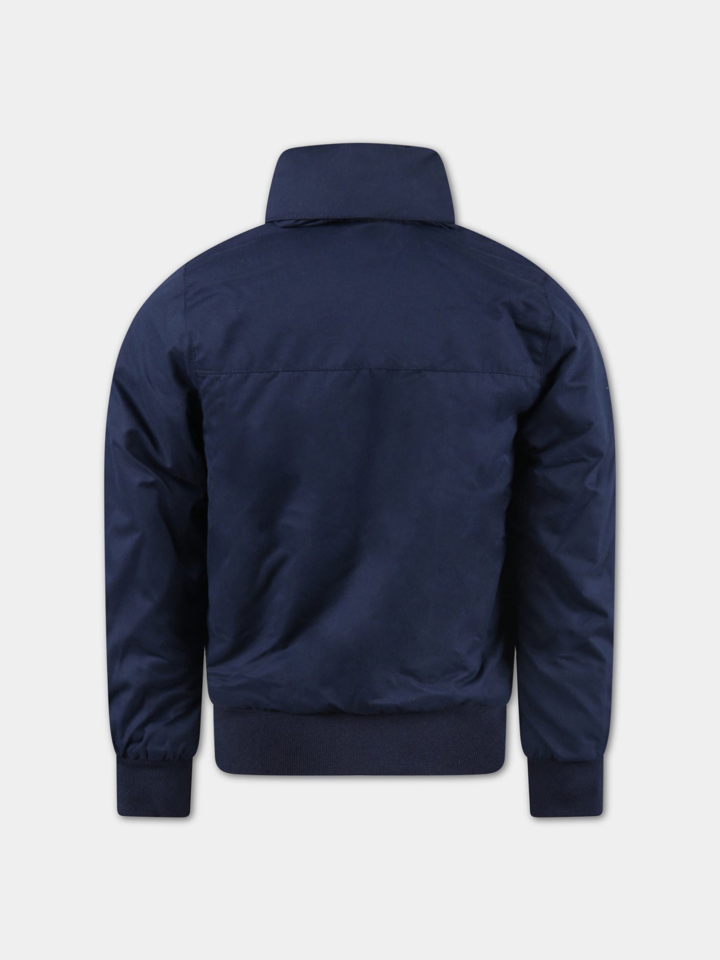 Giubbotto leggermente imbottito blu per bambino con logo,Hugo Boss,J26448 849
