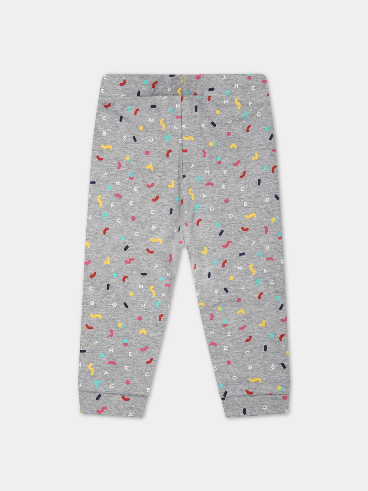 Tuta multicolor per neonata con coniglio,Little Marc Jacobs,W98138 012