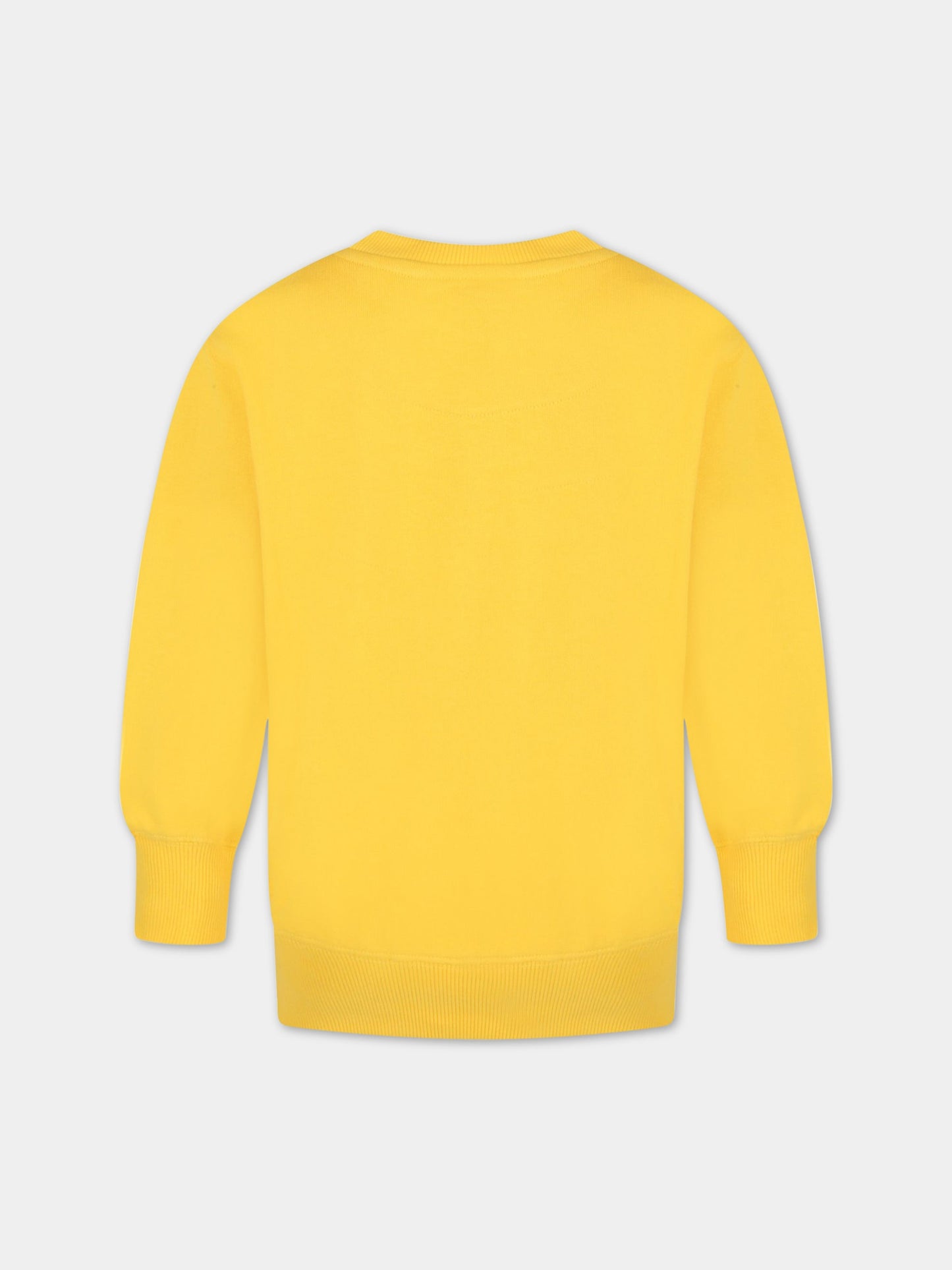 Felpa gialla per bambini con smile,Rainbow Clouds,MONTI 7904