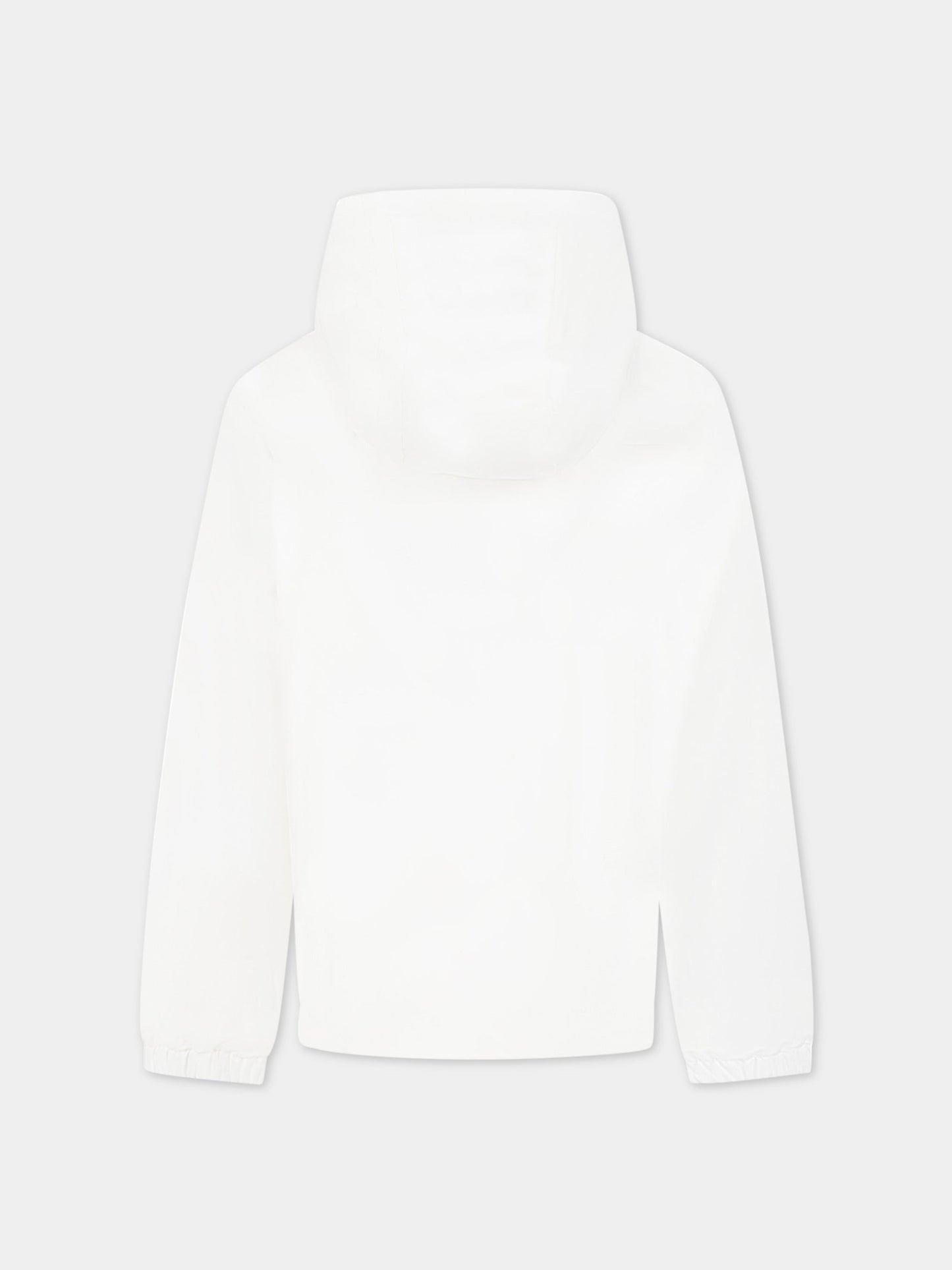 Giacca Darvas bianca a vento per bambino con patch logato,Moncler Kids,954 1A00010 54A91 034