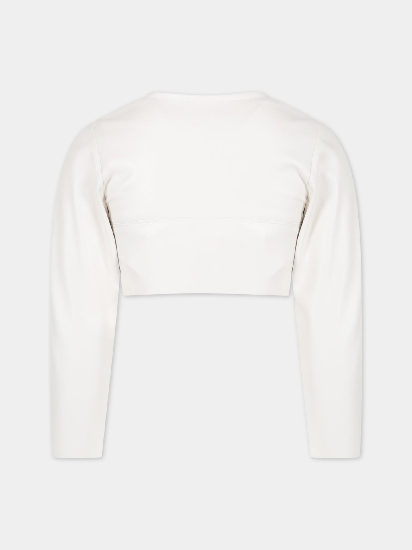 Giacca avorio per bambina,Monnalisa,71A102 1404 0001