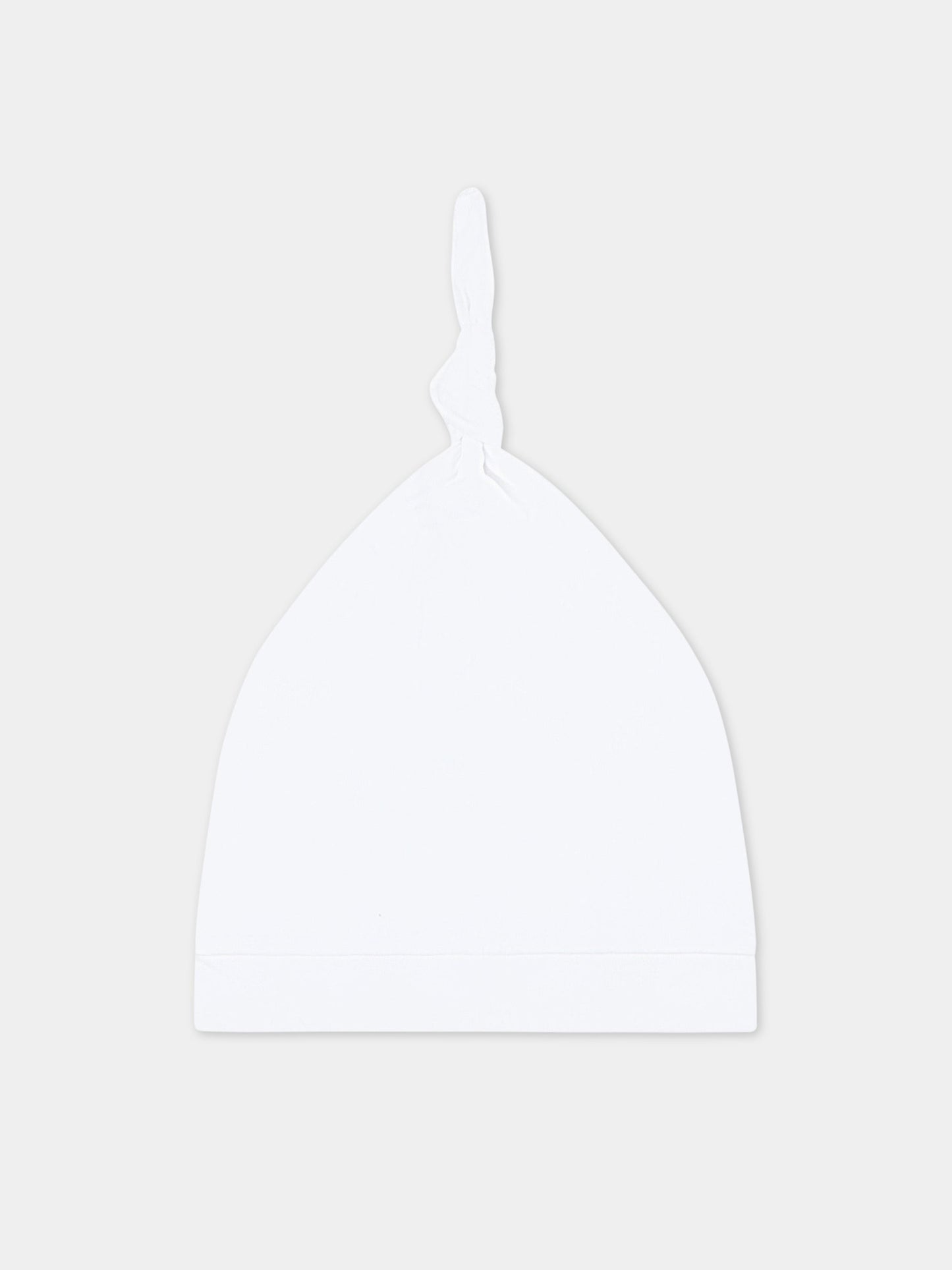 Set bianco per neonato con logo celeste,Missoni,MSB019 J0177 100CE