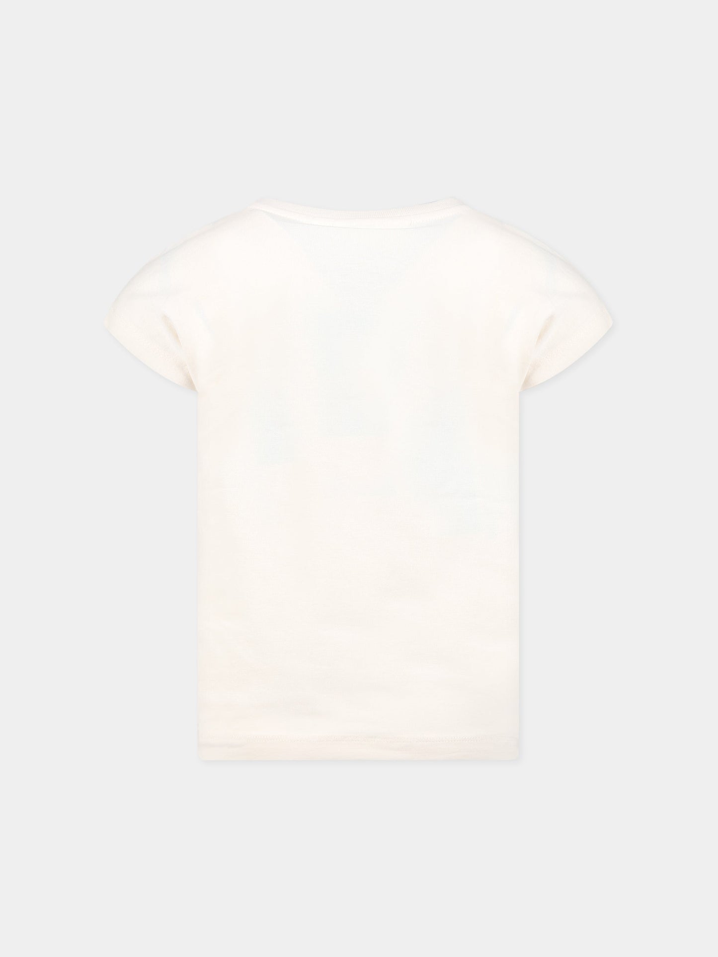 T-shirtavorio per bambina con stampa koala, fiori e frutta tropicale,Molo,2S23A226 3233