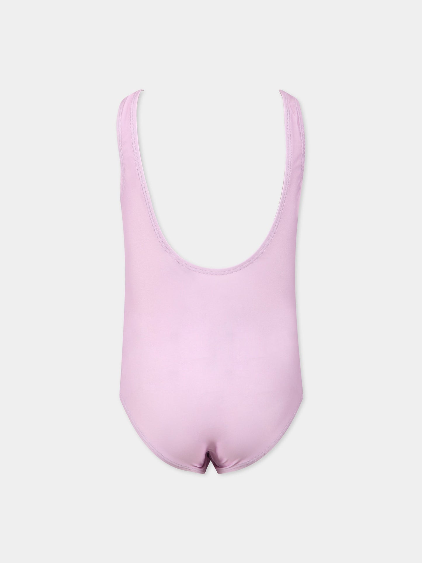 Costume rosa per bambina con cavallucci marini,Molo,8S23P510 7891