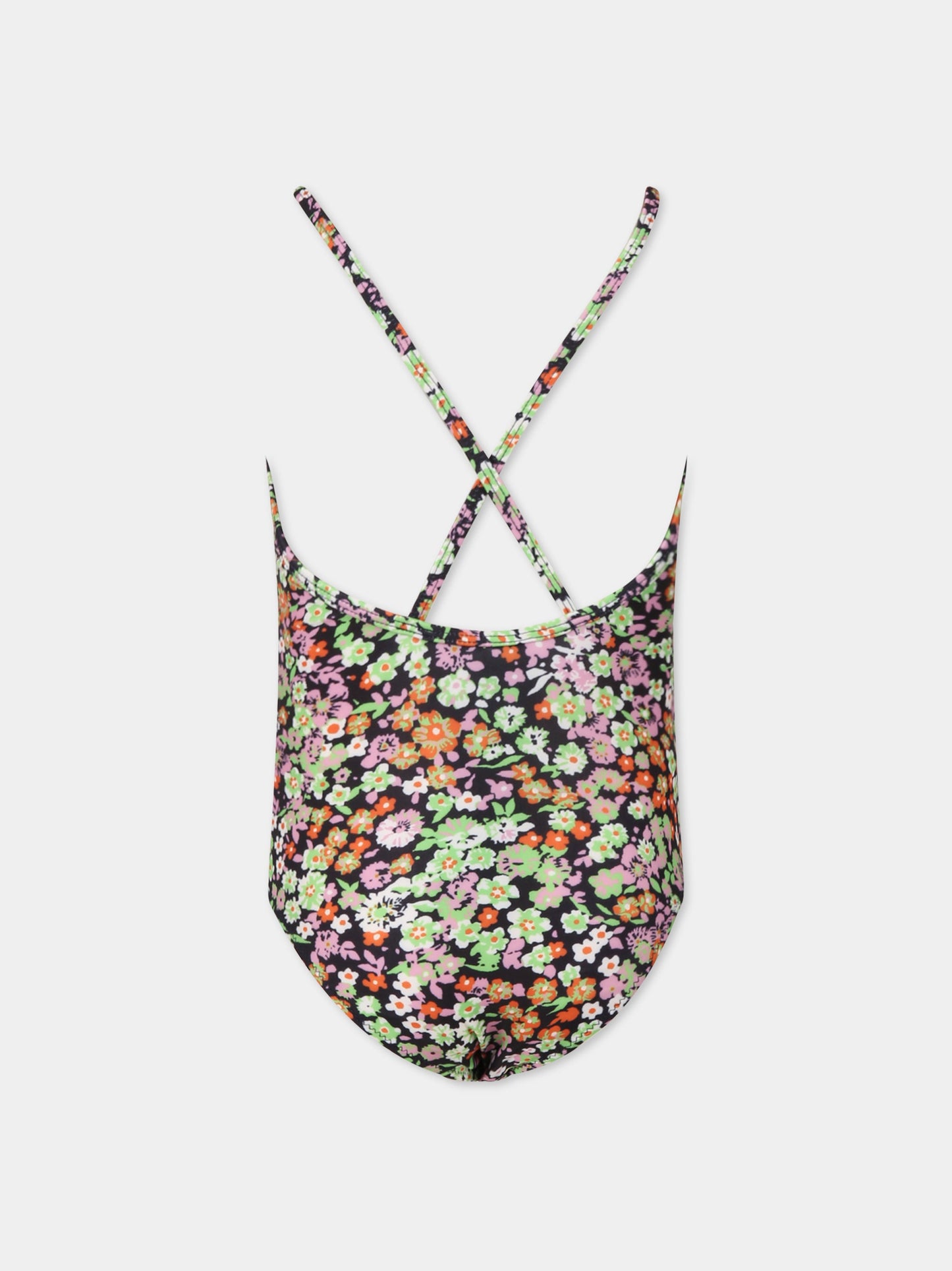 Costume multicolor per bambina con stampa floreale,Molo,8S23P514 6679