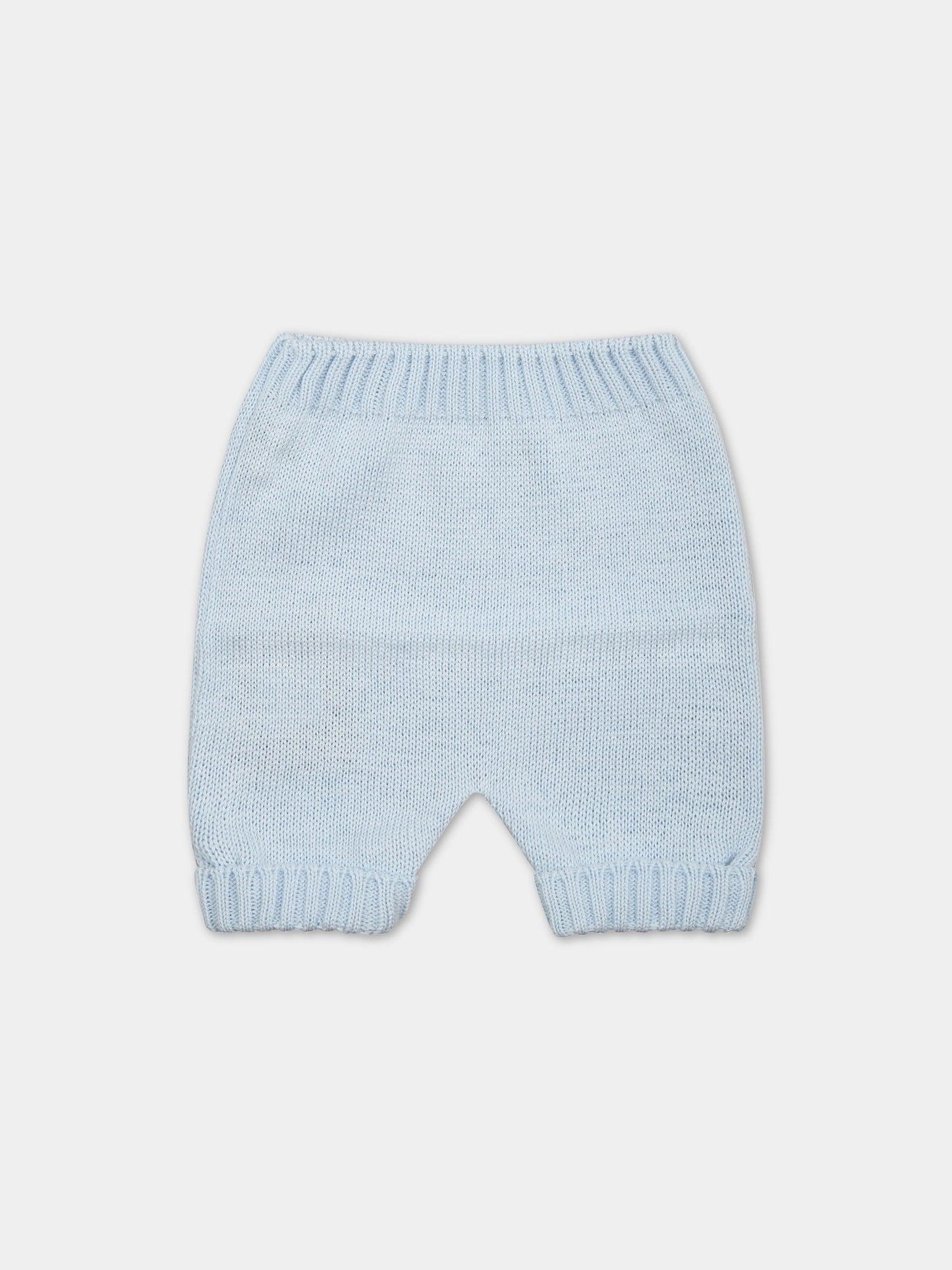 Pantaloni celesti per neonato,Little Bear,6005 CIELO