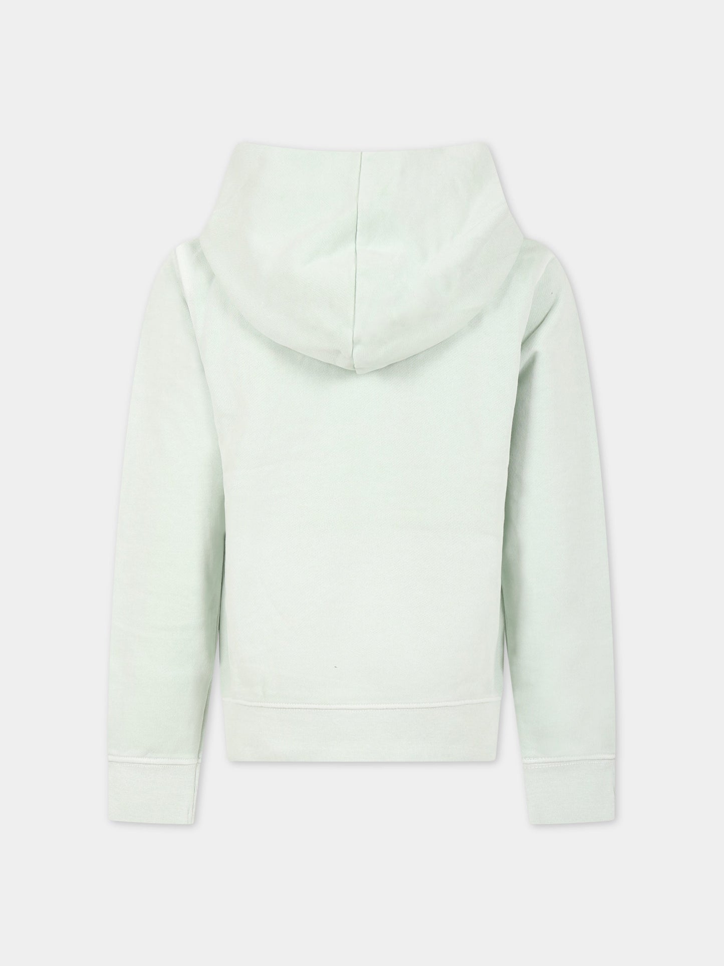 Felpa verde per bambini con scritta Art lover ,Zadig & Voltaire Kids,X25364 72E