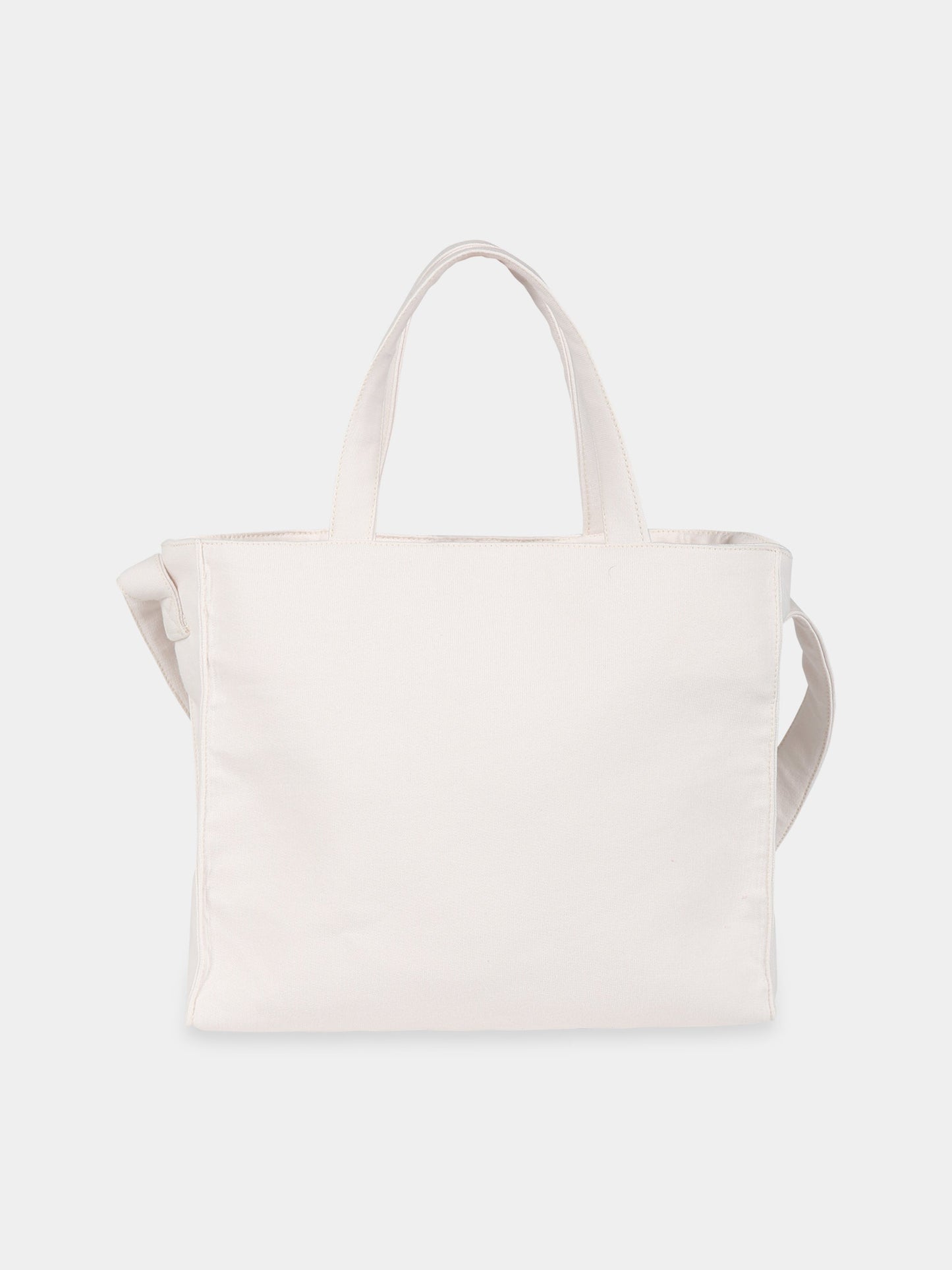 Borsa bianca per bambina con stampa e logo,Philosophy,PJBO30 FE144 0025