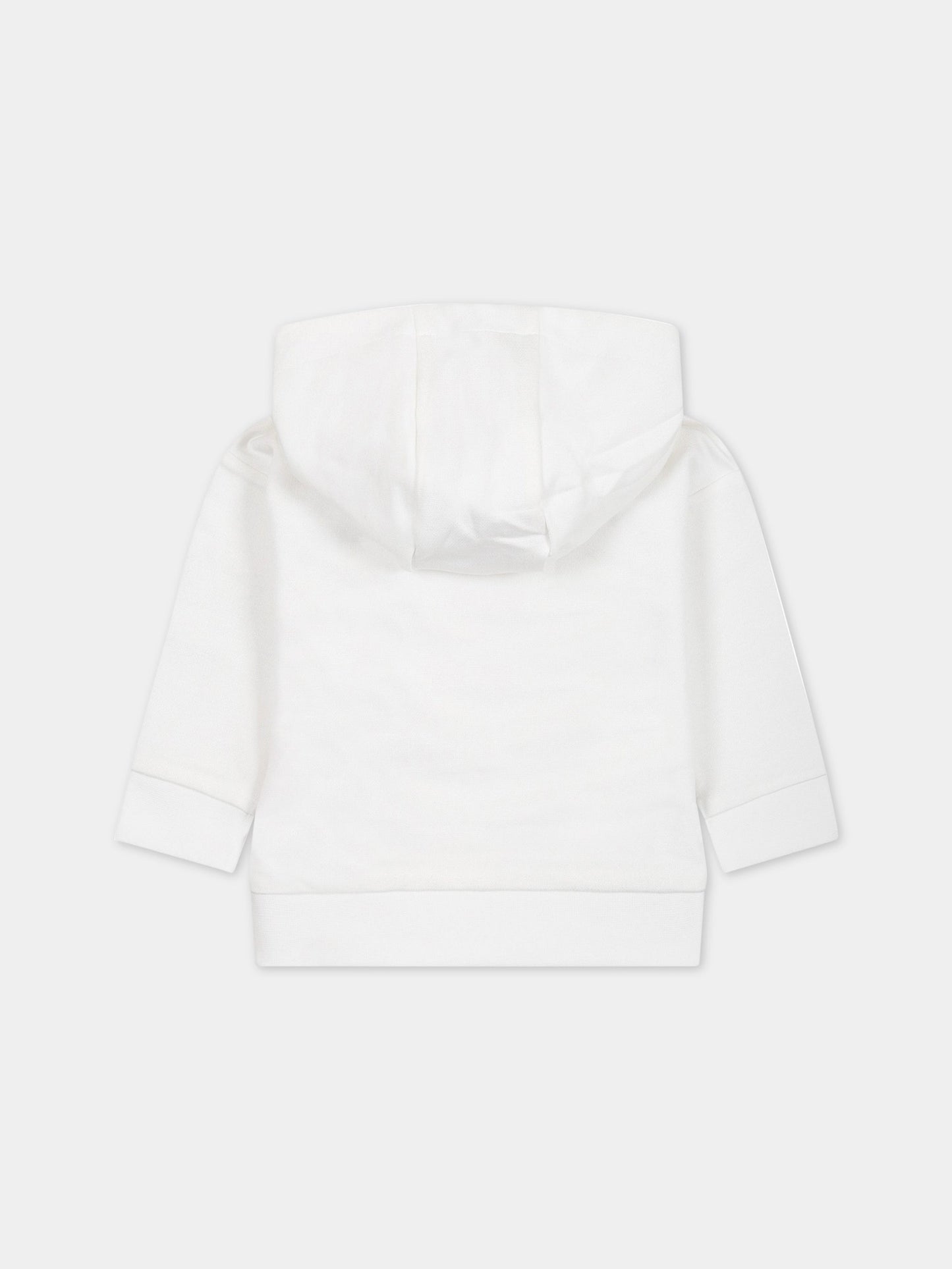 Felapa bianca per neonato con logo,Boss,J05998 10P