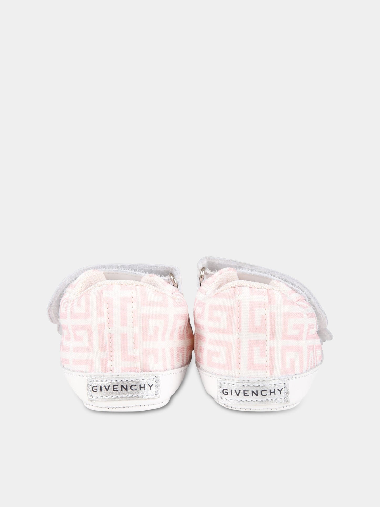 Sneakers bianche per neonata con logo,Givenchy Kids,H99043 44Z