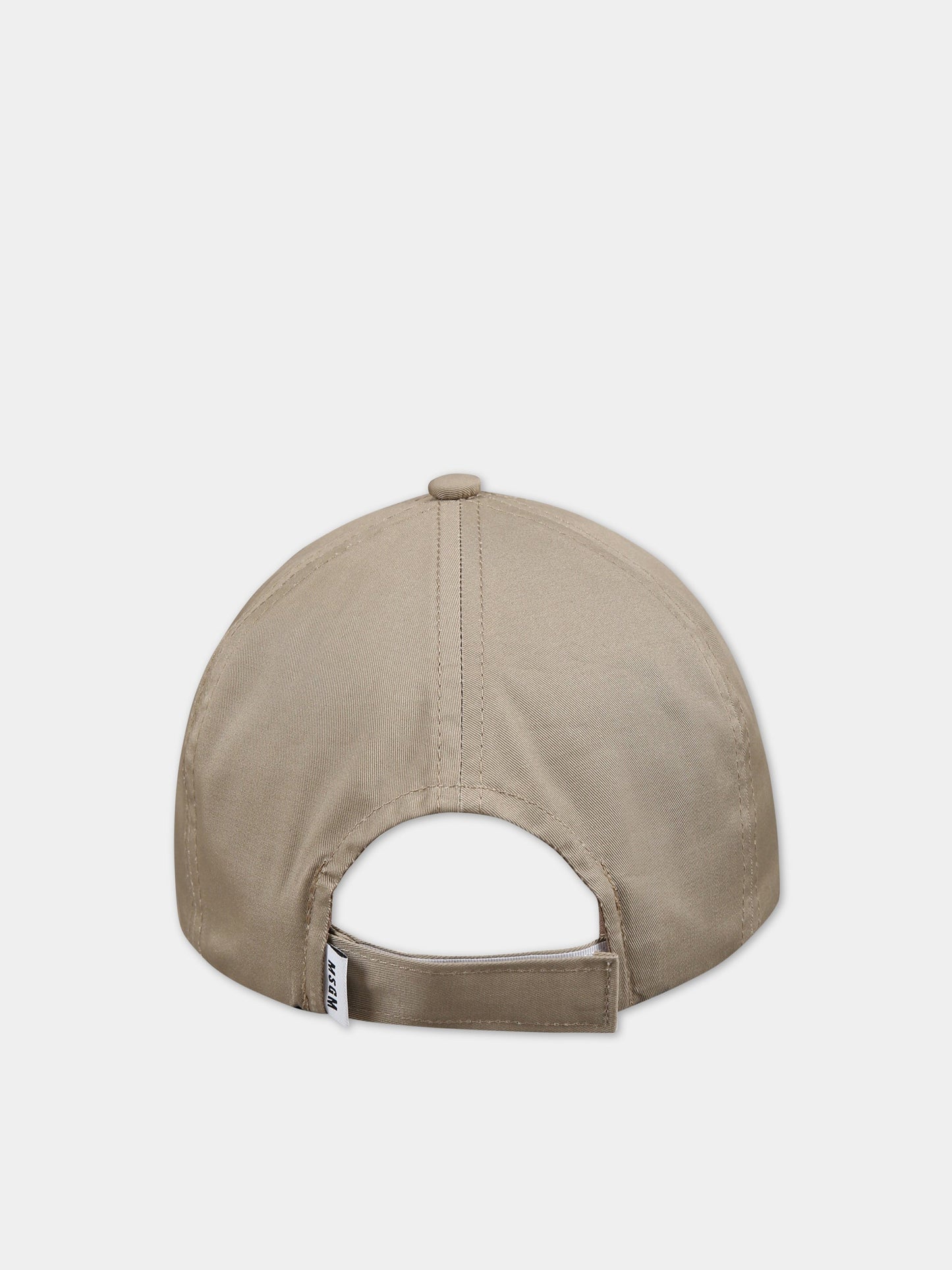 Cappello beige per bambino con logo,Msgm Kids,MS029388 015