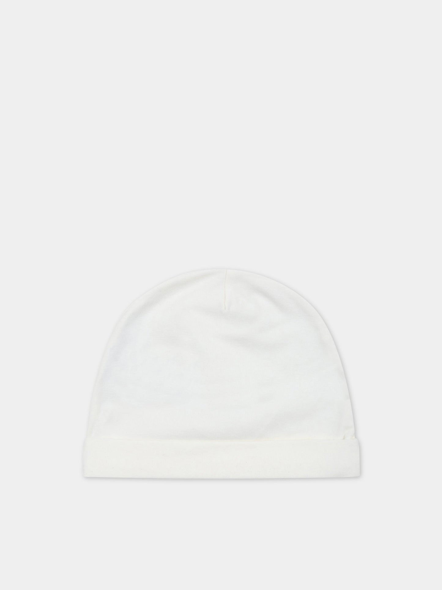 Set bianco per neonati con logo nero,Msgm Kids,MS029364 013