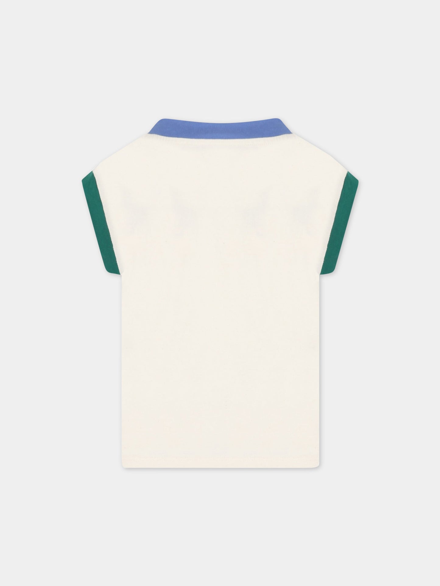 Canotta avorio per bambina con scritta,Bobo Choses,123AC022