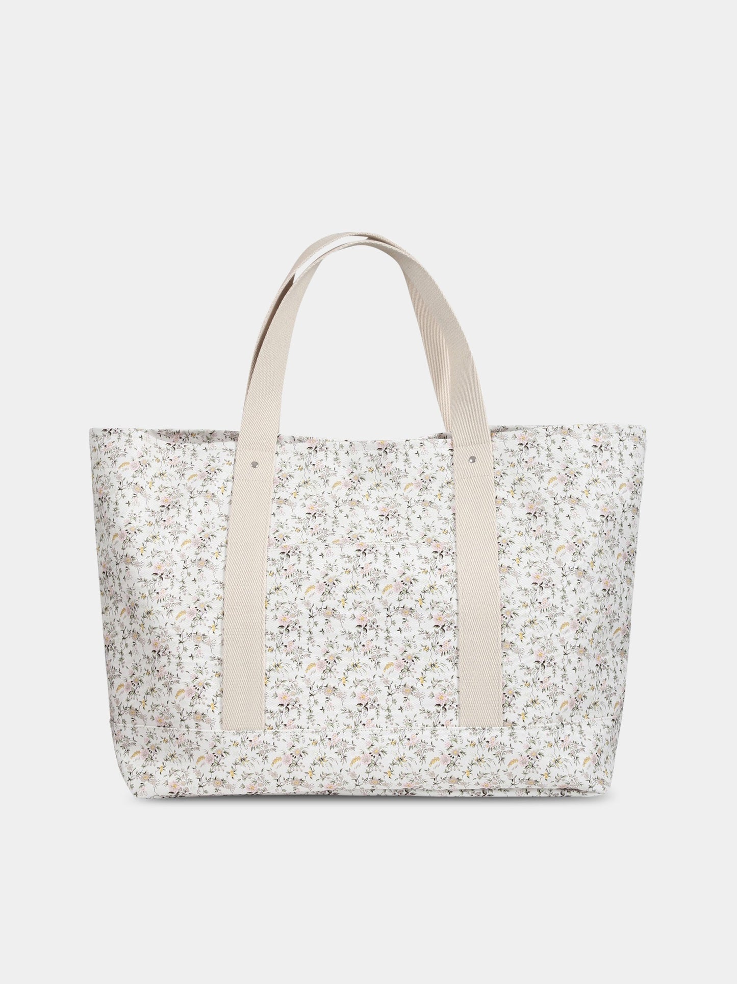 Borsa-mamma bianco per neonata con stampa floreale,Bonpoint,S03ZBAW00100 502B