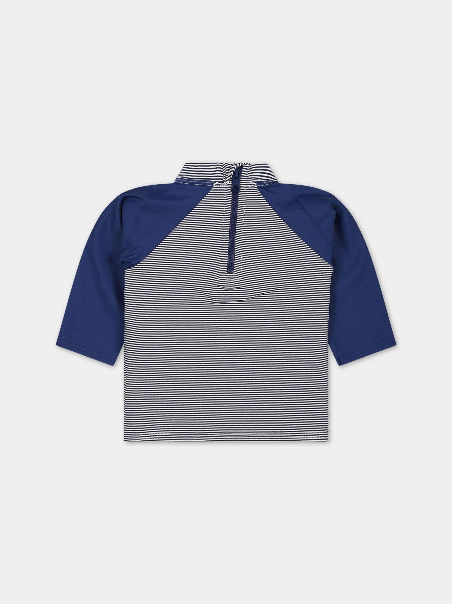 T-shirt multicolor per neonato con logo,Petit Bateau,A03QQ MEDIEVAL/MARSHMALLOW