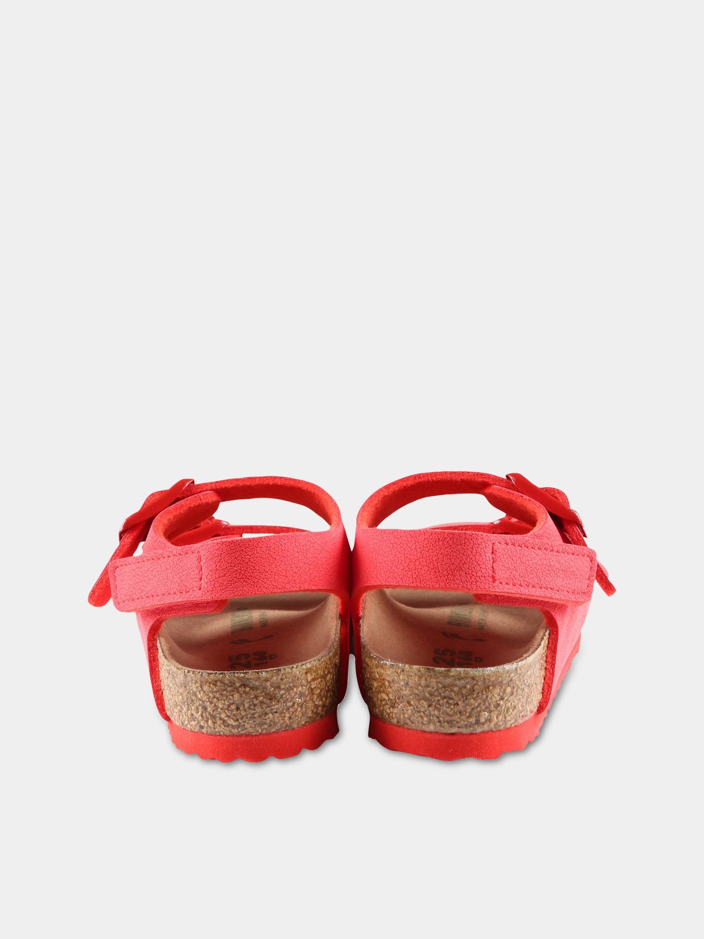 Sandali rossi Milano HL Kids per bambini con logo,Birkenstock,1023365