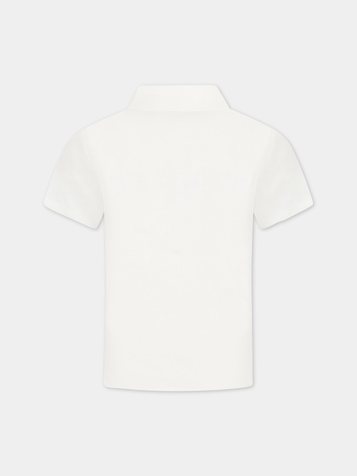 Camicia avorio per bambino in lino,Zhoe & Tobiah,LIN8 1