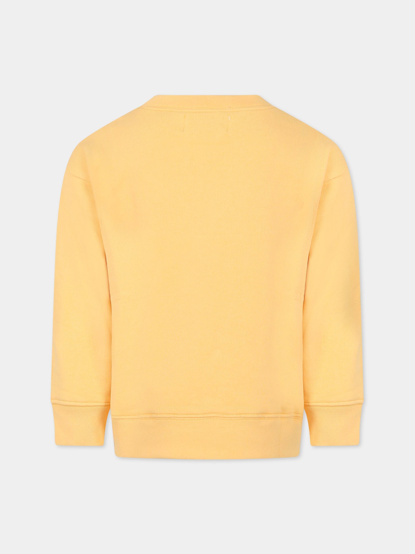 Felpa arancione per bambini con scritta Star camp ,Raquette,BAT 003A 65