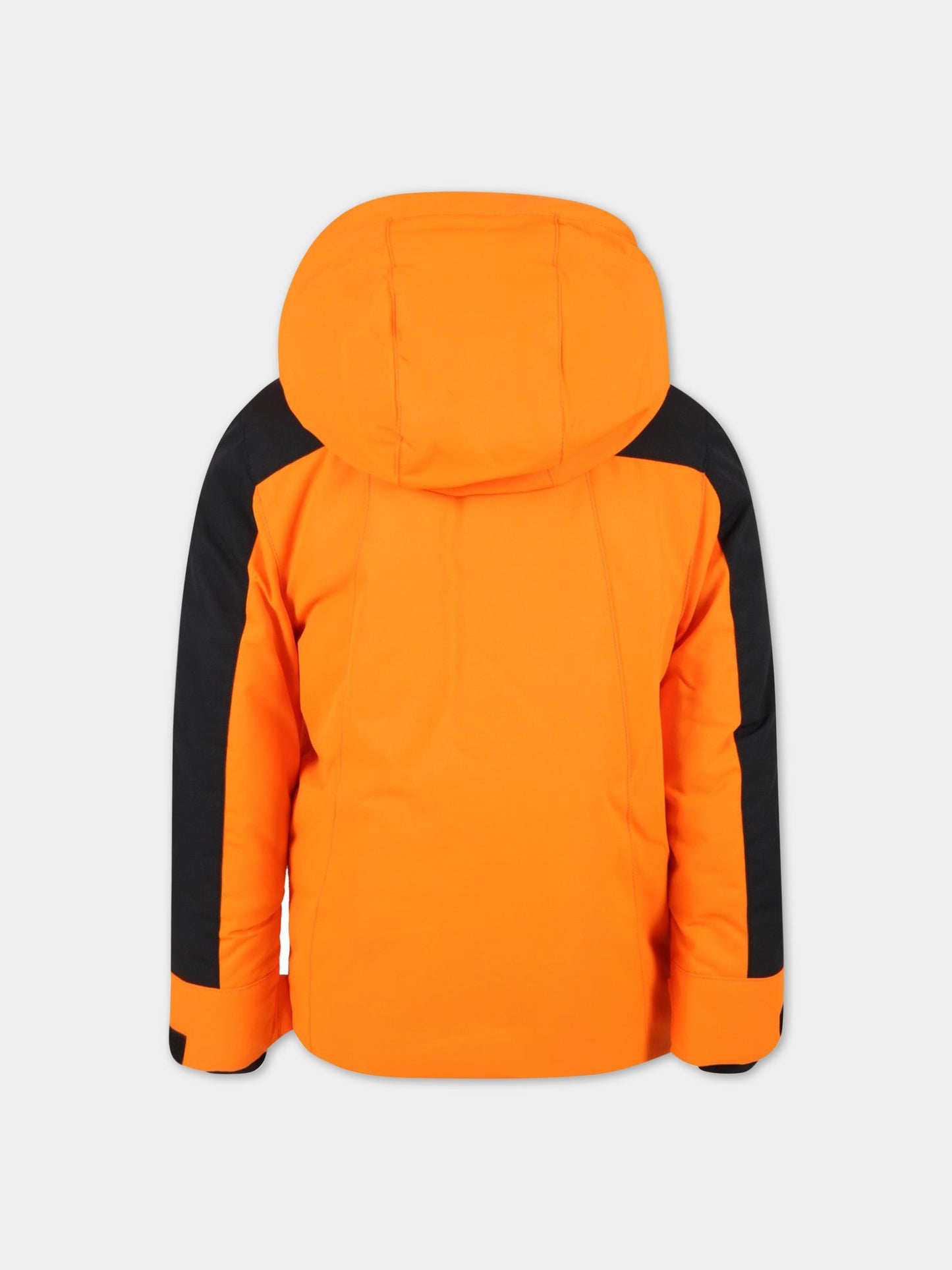 Parka arancione per bambino con loghi,Hugo Boss,J2641A 417
