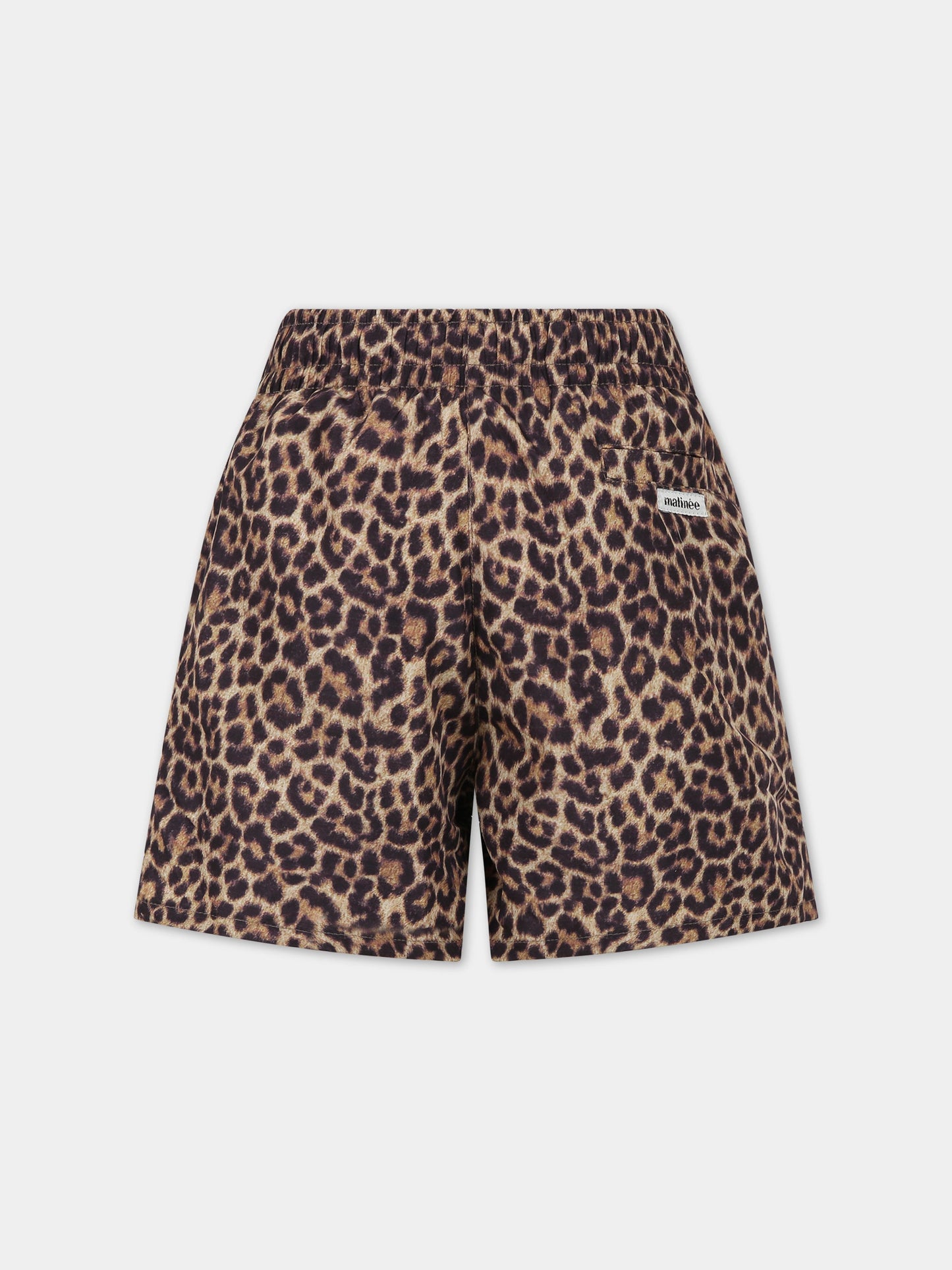 Boxer mare marrone per bambino con logo,Matineè,BBM4028 PETIT ALEXANDRE MACULATO