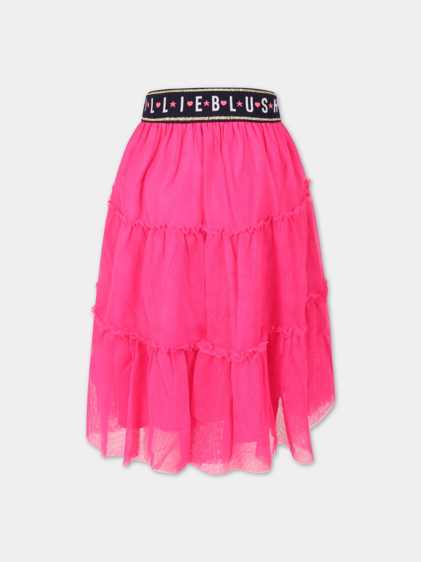 Gonna fucsia per bambina con logo,Billieblush,U13294 47M