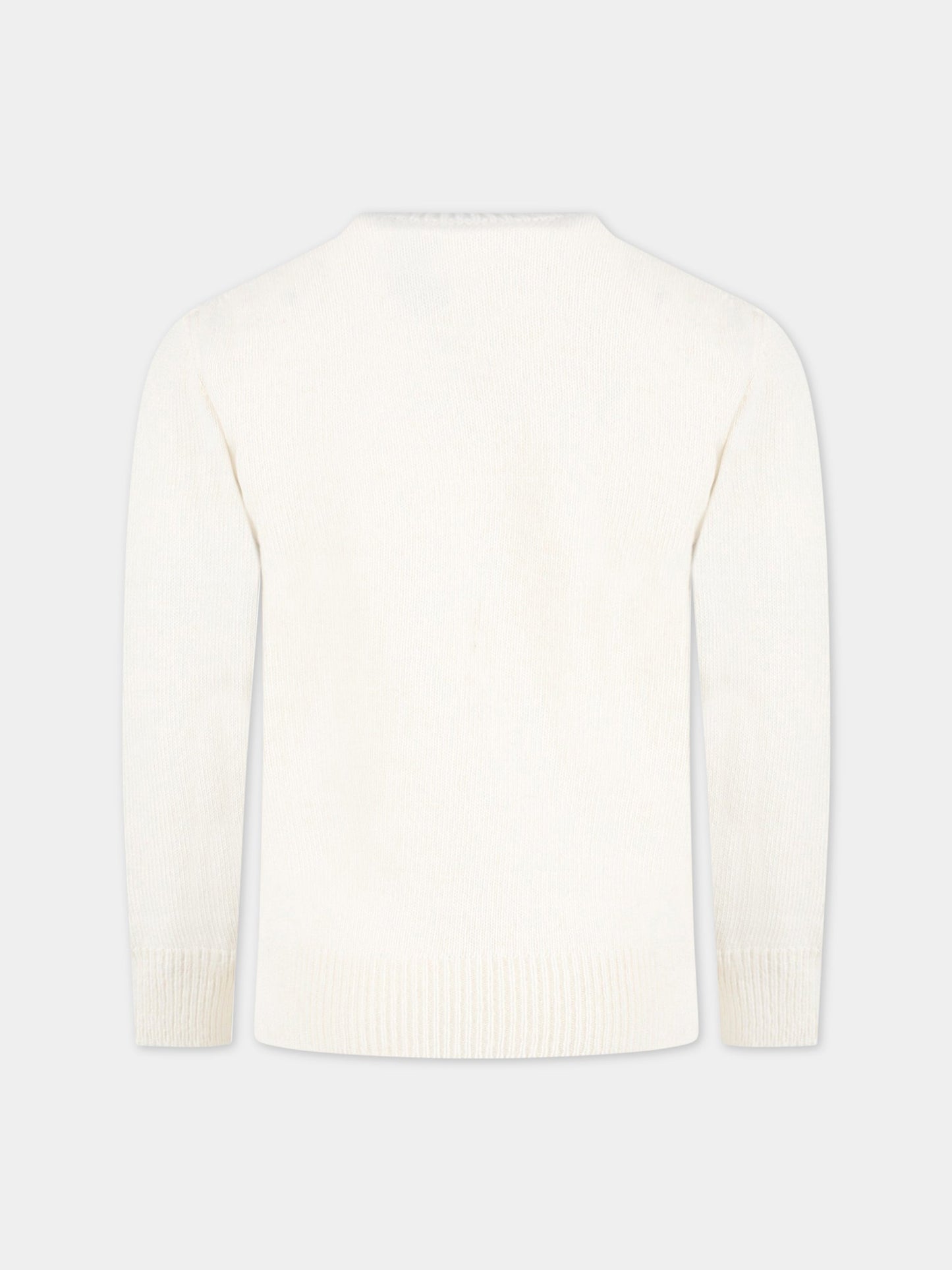 Maglione avorio per bambina con Minnie,Mc2 Saint Barth,PRC0001 00273C