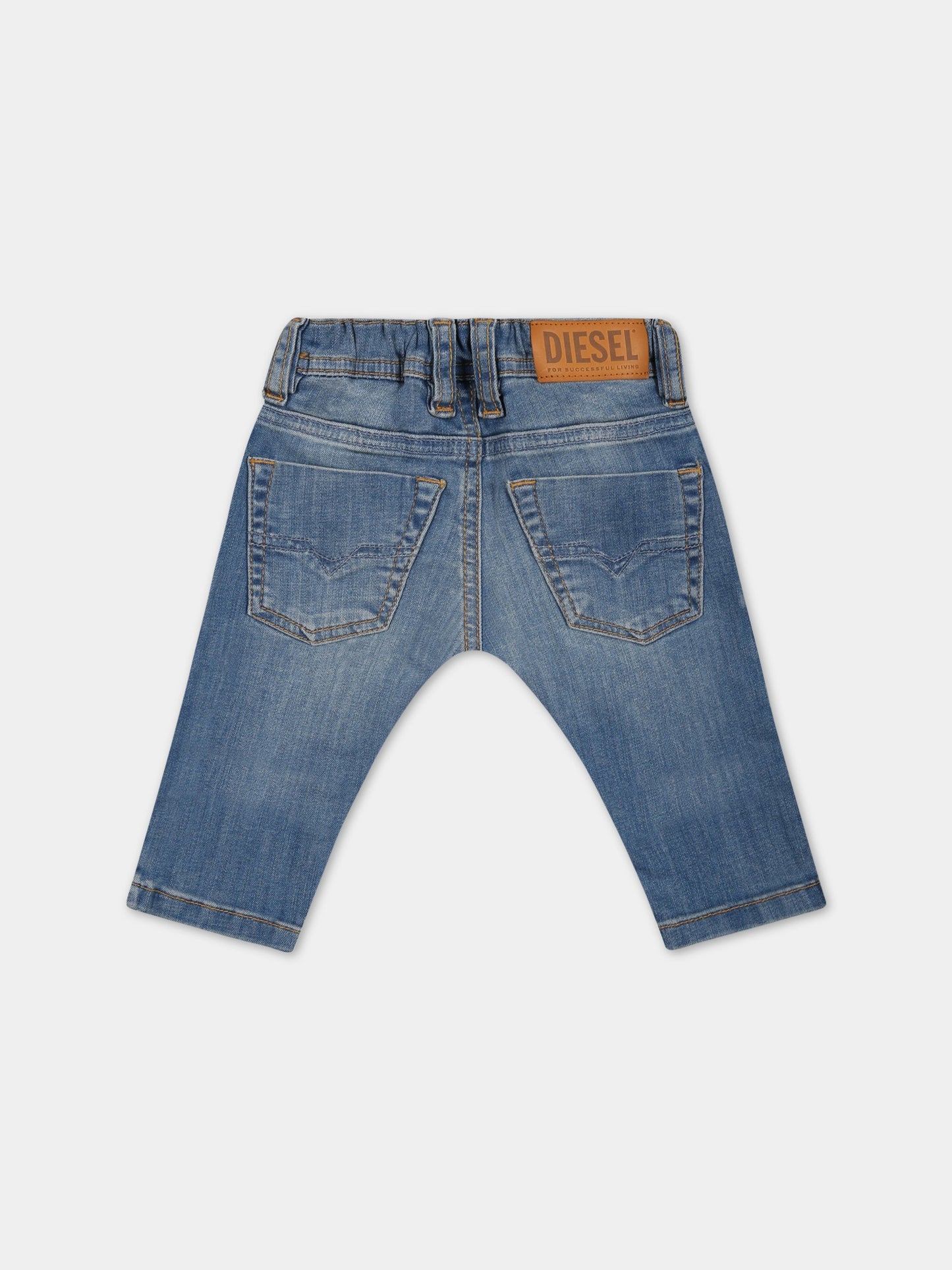 Jeans blu per neonato con logo,Diesel,K00222 KXBCJ K01