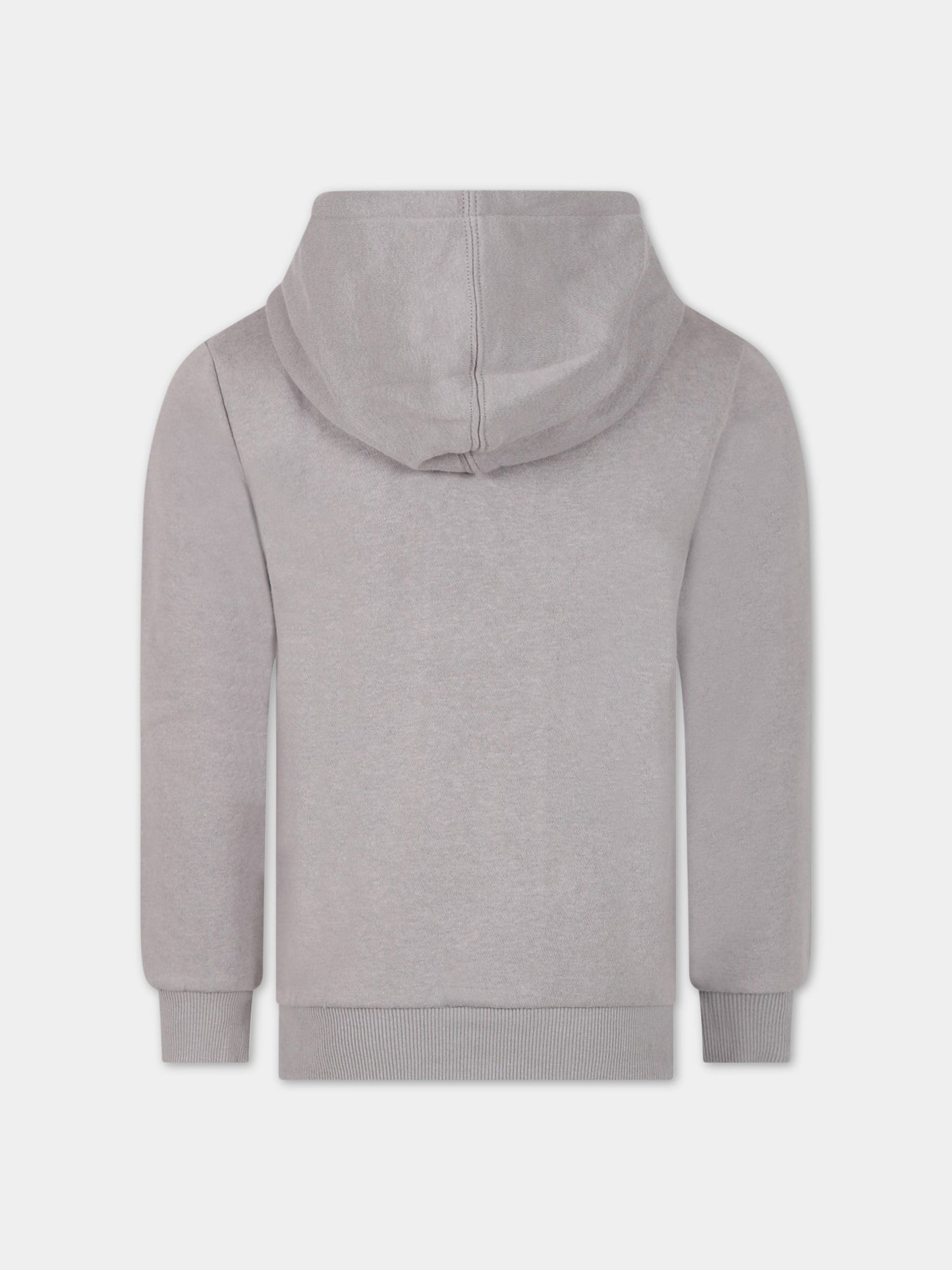 Felpa grigia per bambini con logo,Levi's Kids,8EG352 K4K