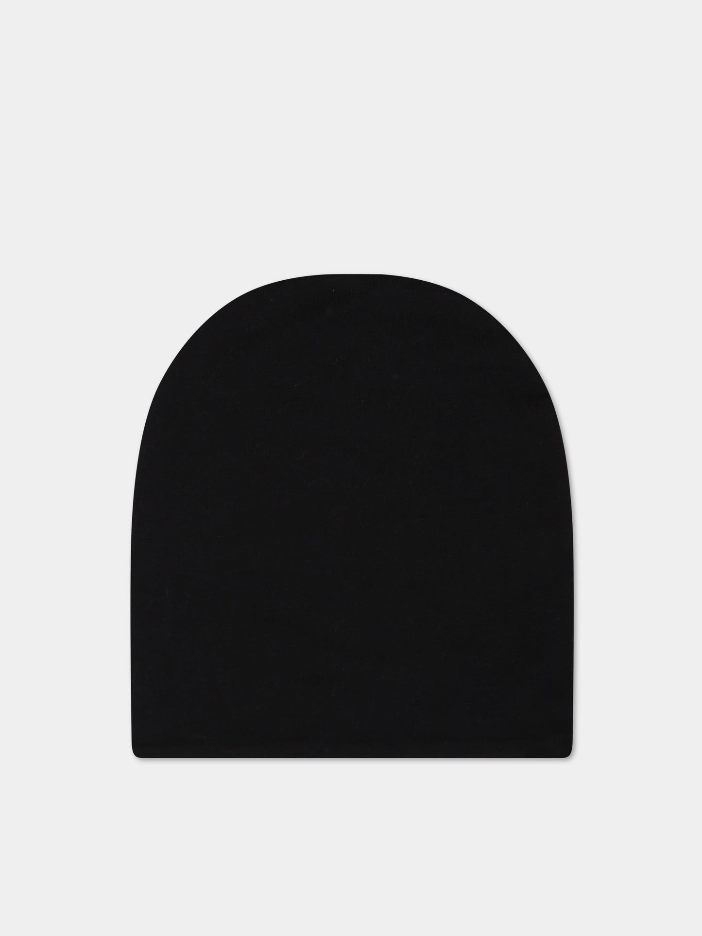 Cappello nero per neonati con teddy Bear e logo,Moschino Kids,MNX03N LDA17 60100