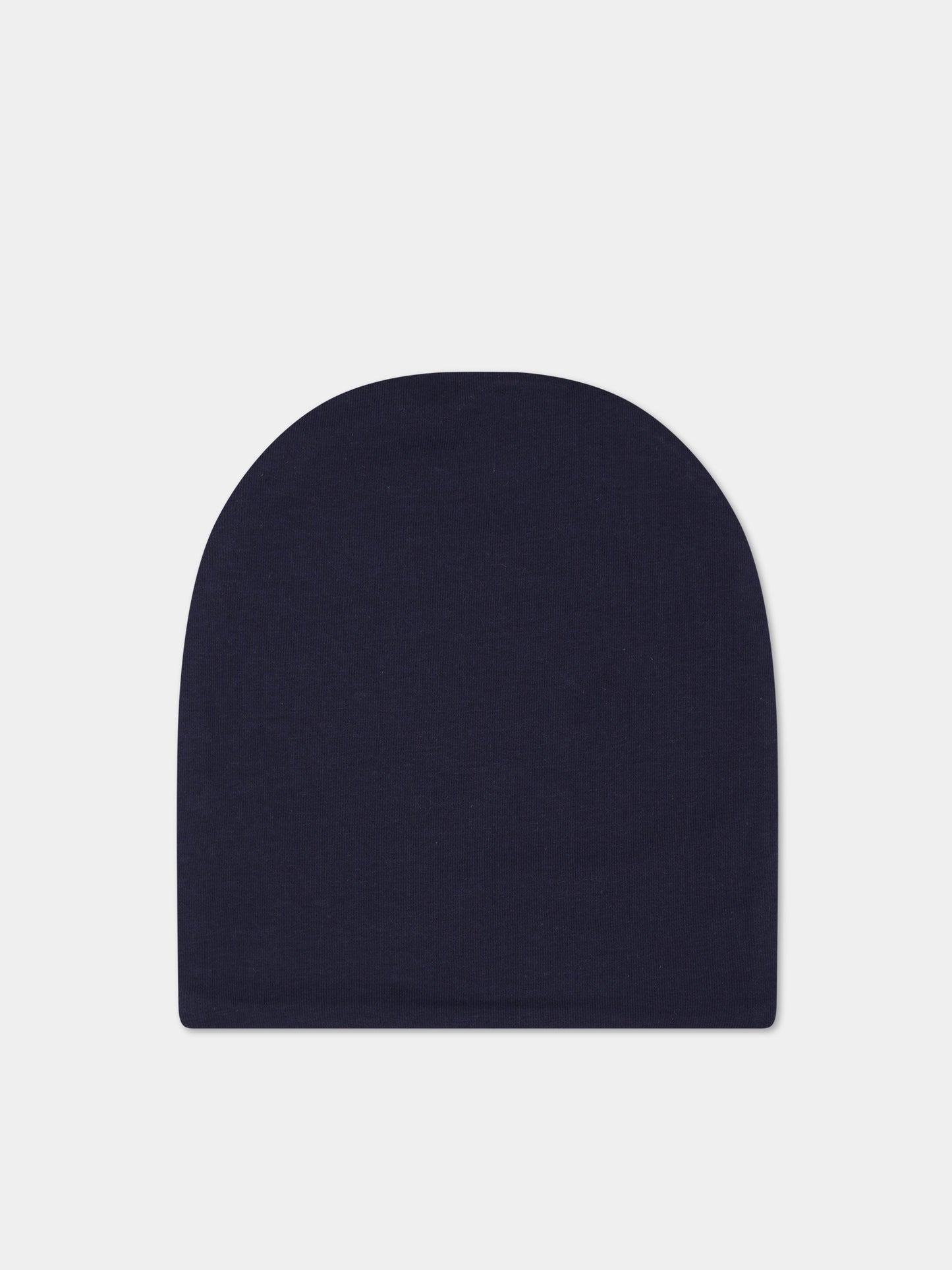 Cappello blu per neonati con teddy Bear e logo,Moschino Kids,MNX03N LDA17 40016