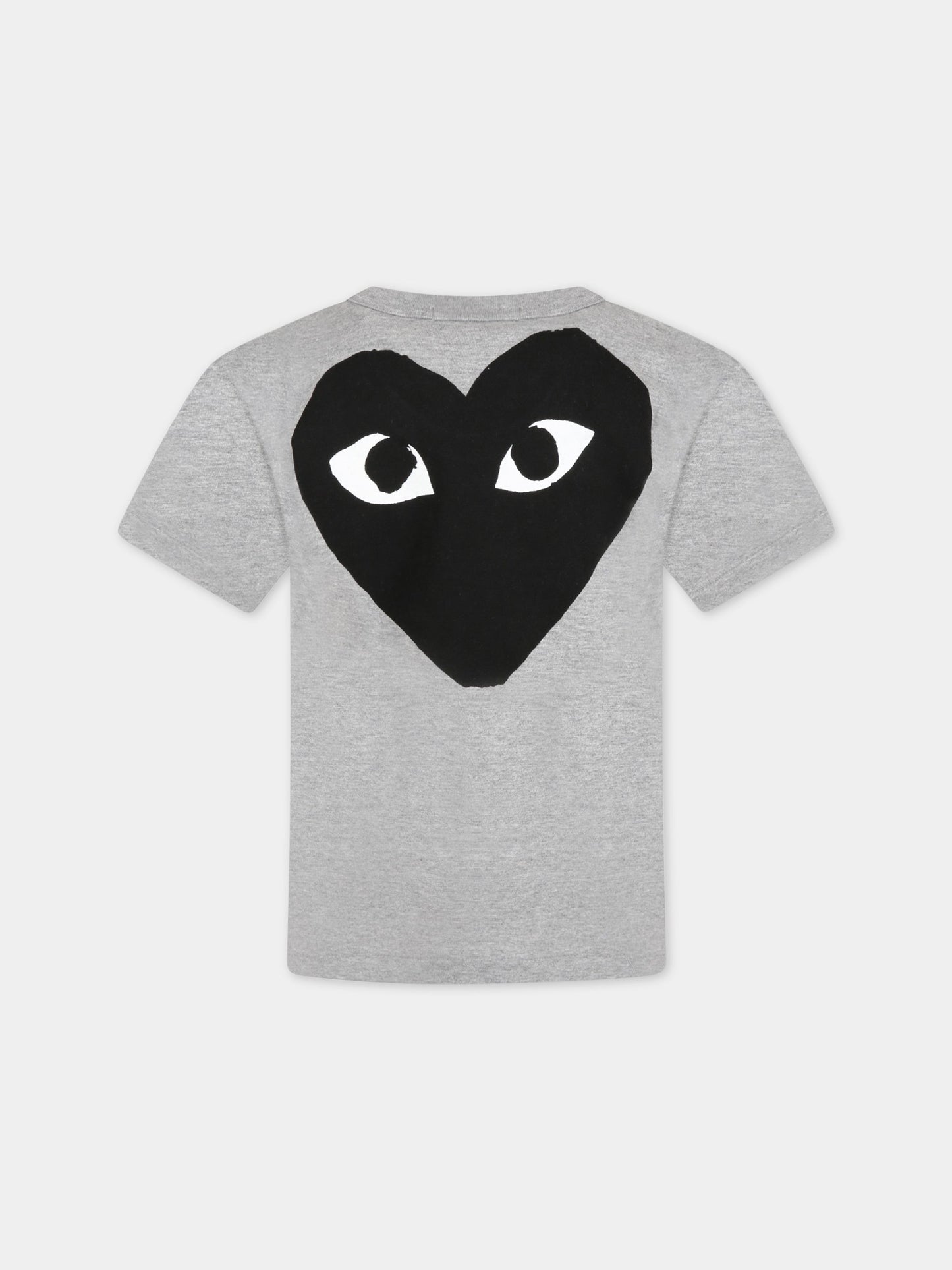 T-shirt grigia per bambini,Comme Des Garçons Play Kids,T571 P1T571