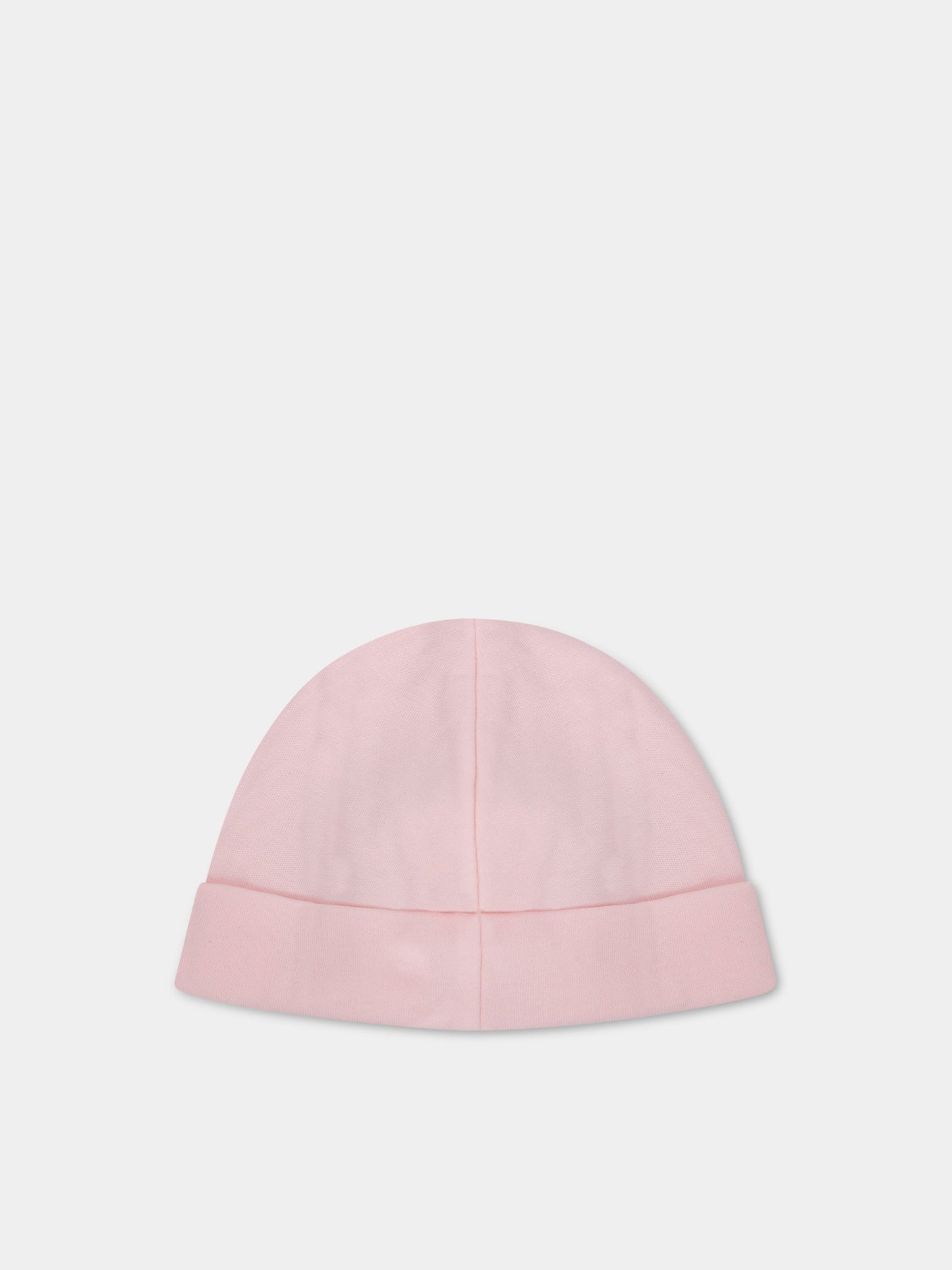 Cappello rosa con logo,Ralph Lauren Kids,552454002