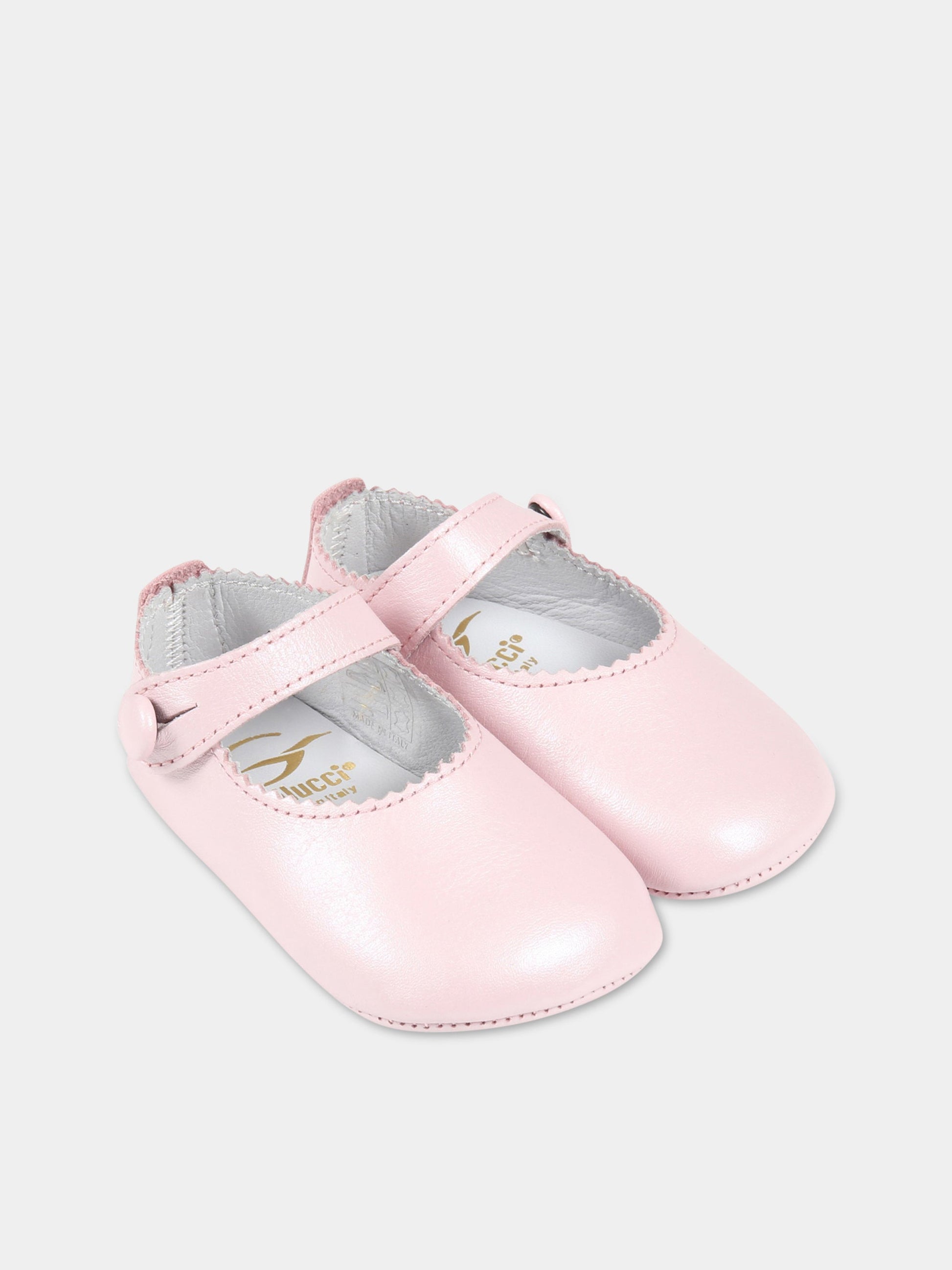 Ballerine rosa per neonata,Gallucci Kids,C00020AM9BO306