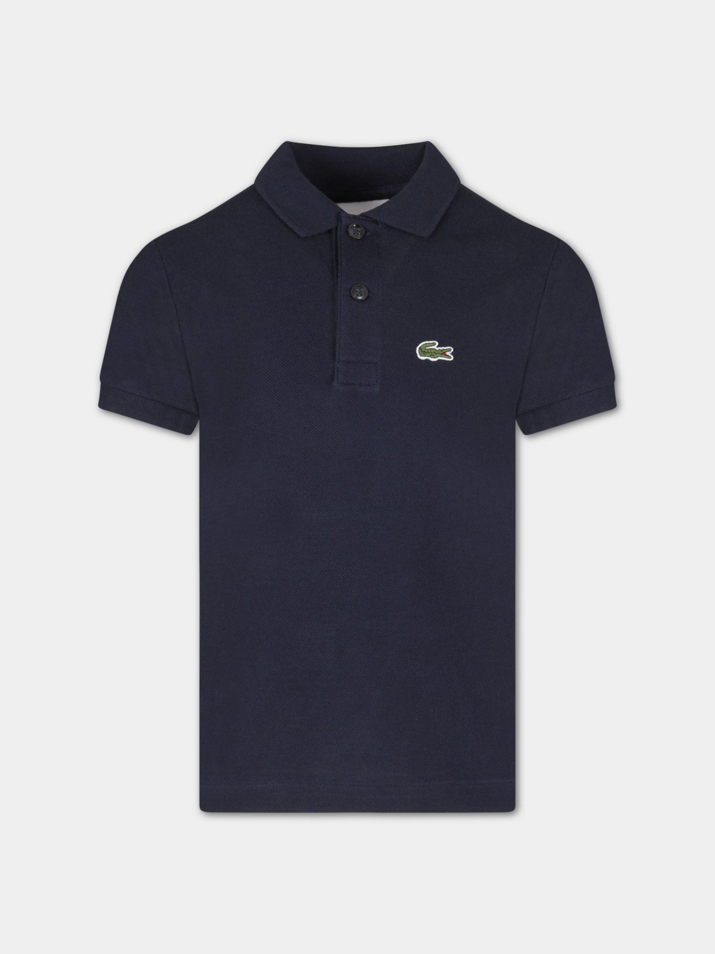 Polo blu per bambino con coccodrillo,Lacoste,PJ2909 00 166