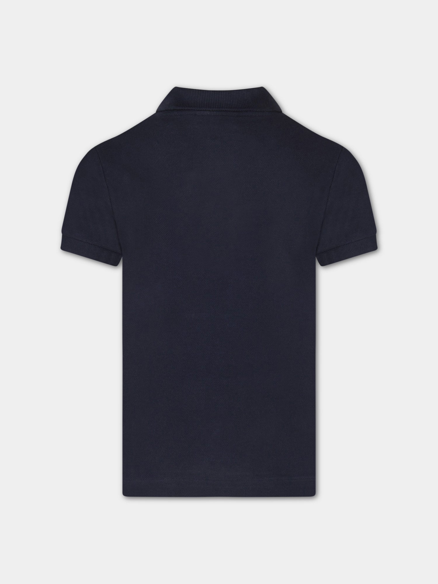 Polo blu per bambino con coccodrillo,Lacoste,PJ2909 00 166