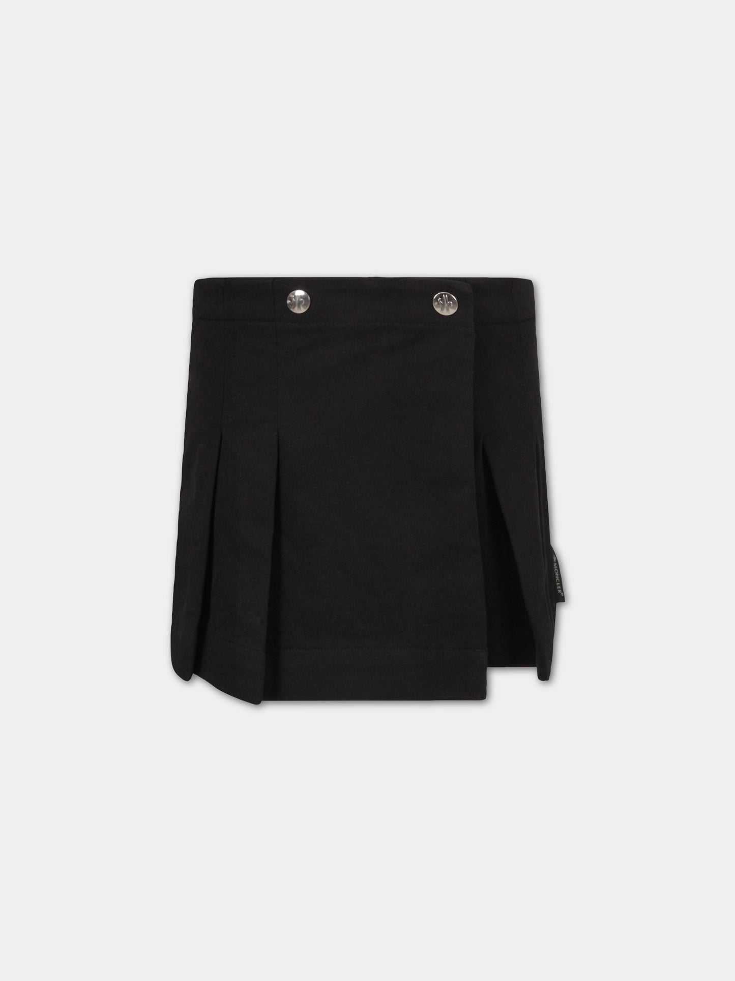 Short nero per bambina,Moncler Kids,8H71610 8496F 999