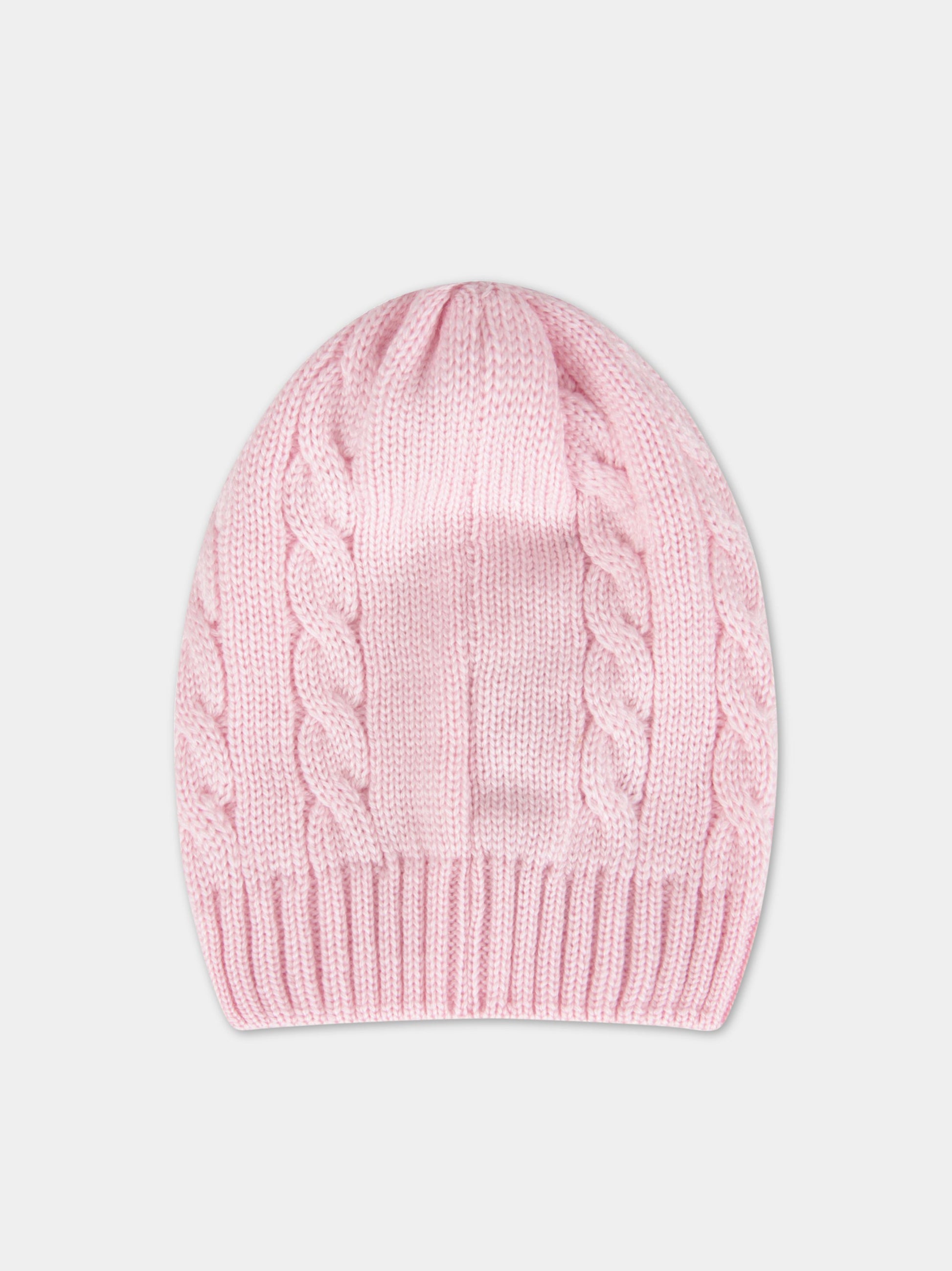 Cappello rosa per neonata.,Little Bear,1120 CICLAMINO