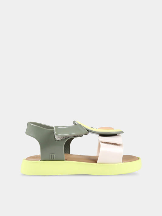 Sandali multicolore per bambini con avocado,Mini Melissa,33239 52041-06411