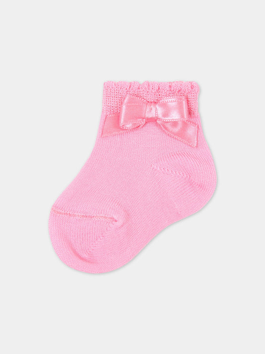 Calze fucsia per bambina,Story Loris,8211 R8-T