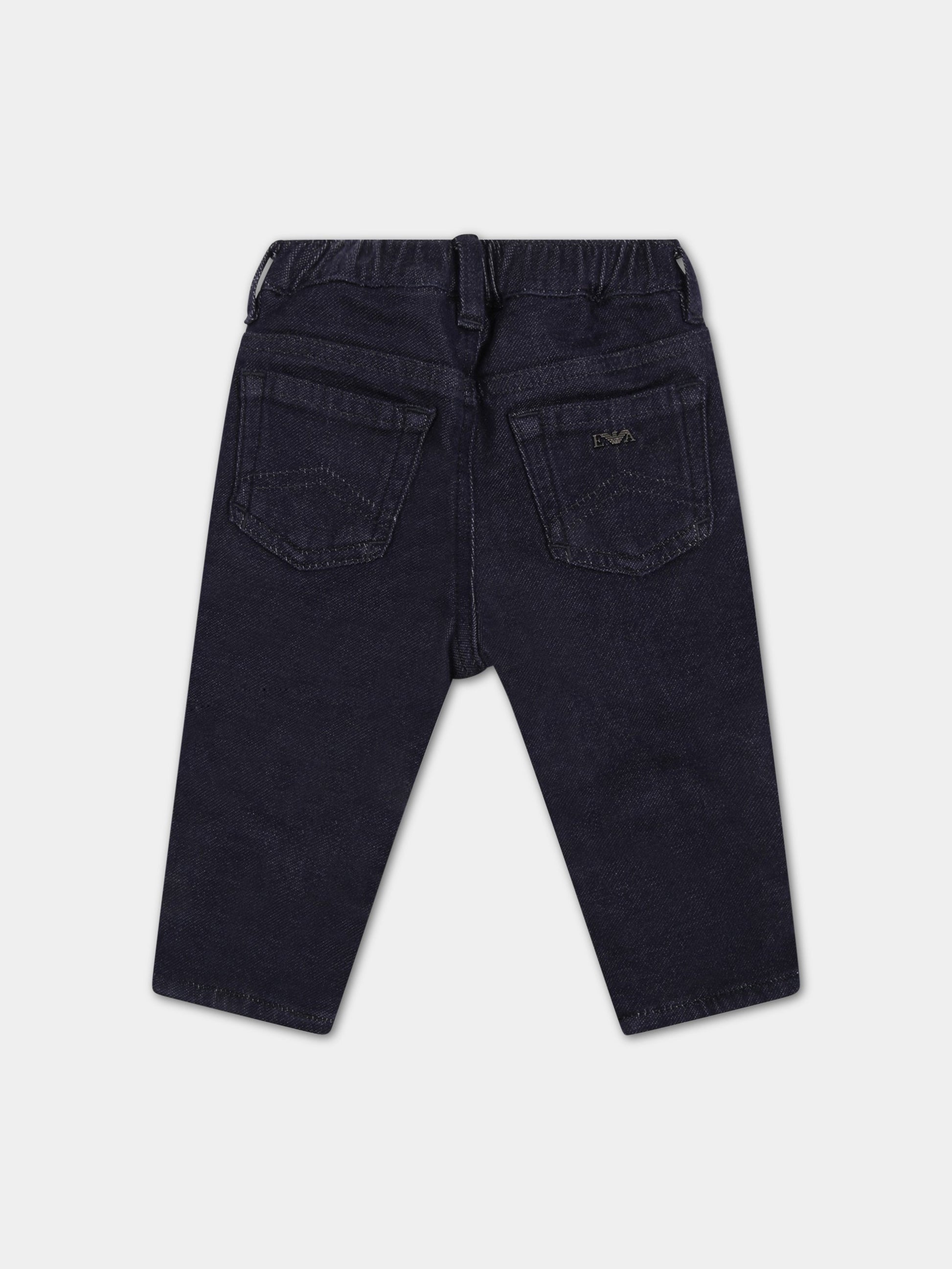 Jeans blu per neonato,Armani Junior,6KHJ09 4D2AZ 0941