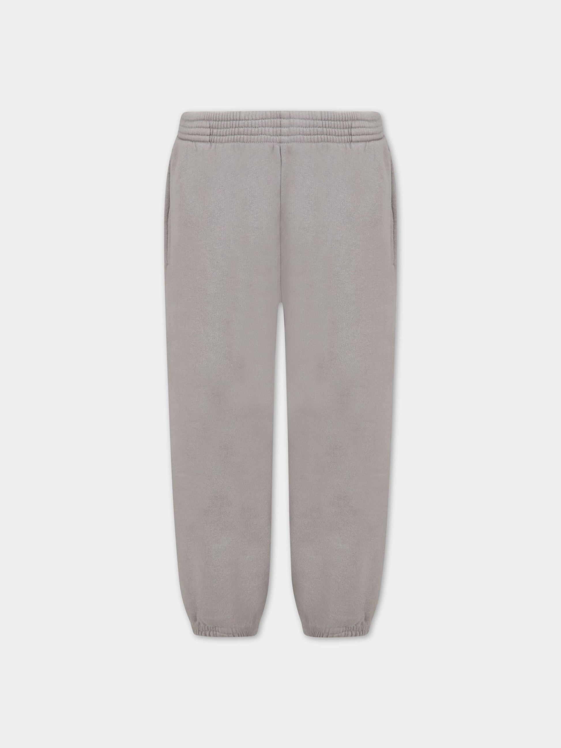 Pantalone grigio per bambini,Balenciaga,621788 TKVC4 8174