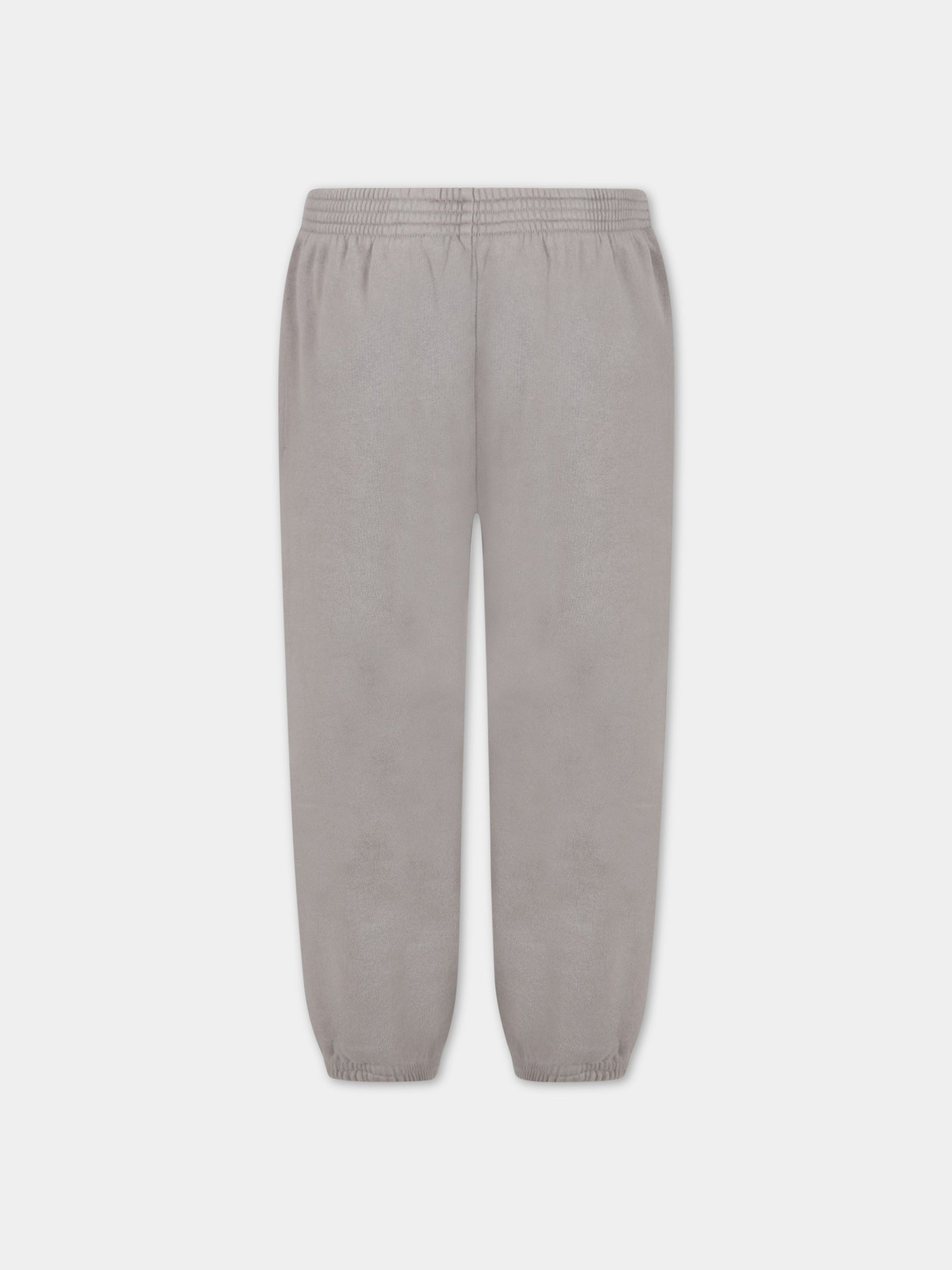 Pantalone grigio per bambini,Balenciaga,621788 TKVC4 8174