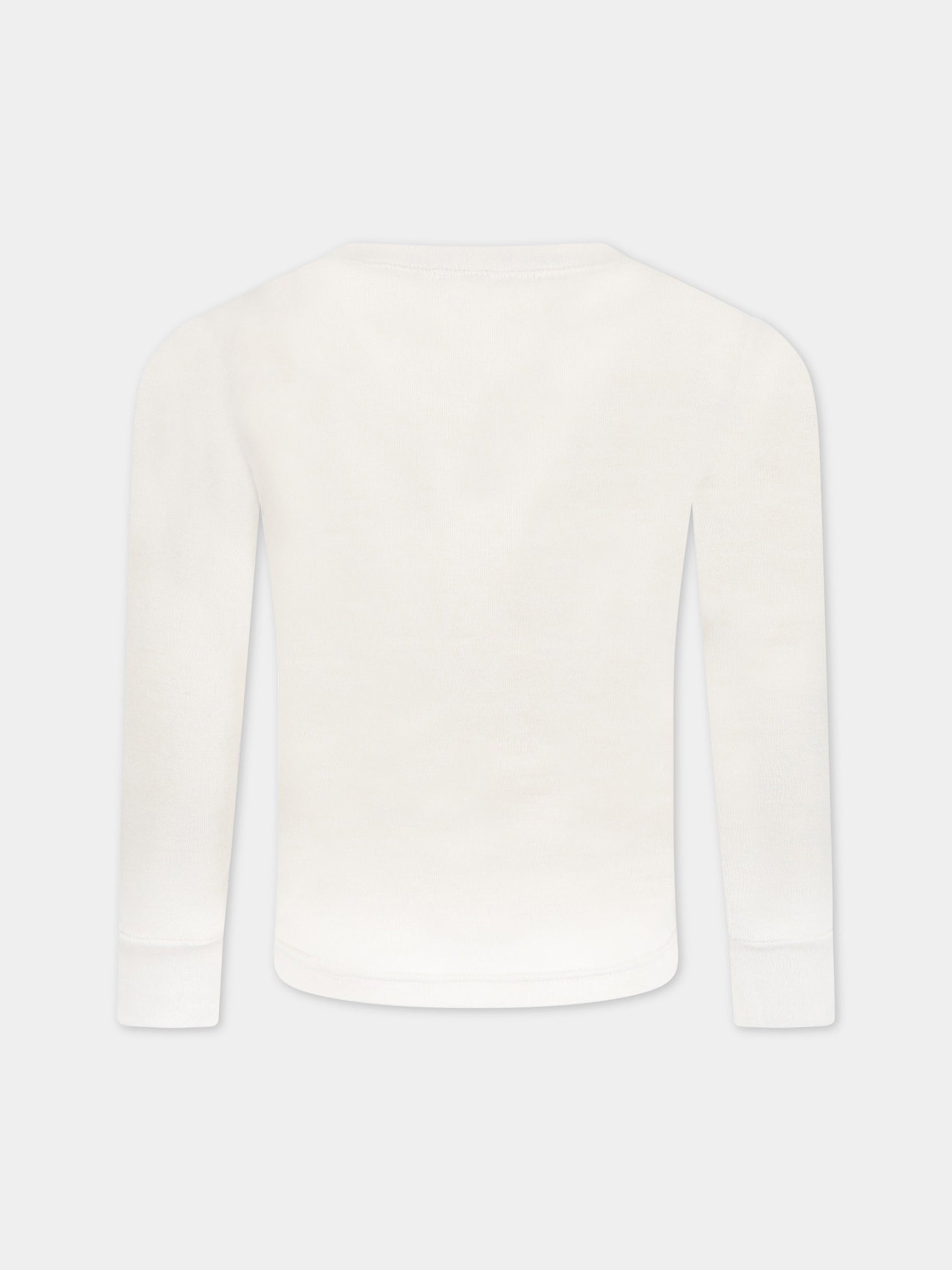 T-shirt  Eliana  avorio per bambina,Caffe' D'orzo,ELIANA BURRO